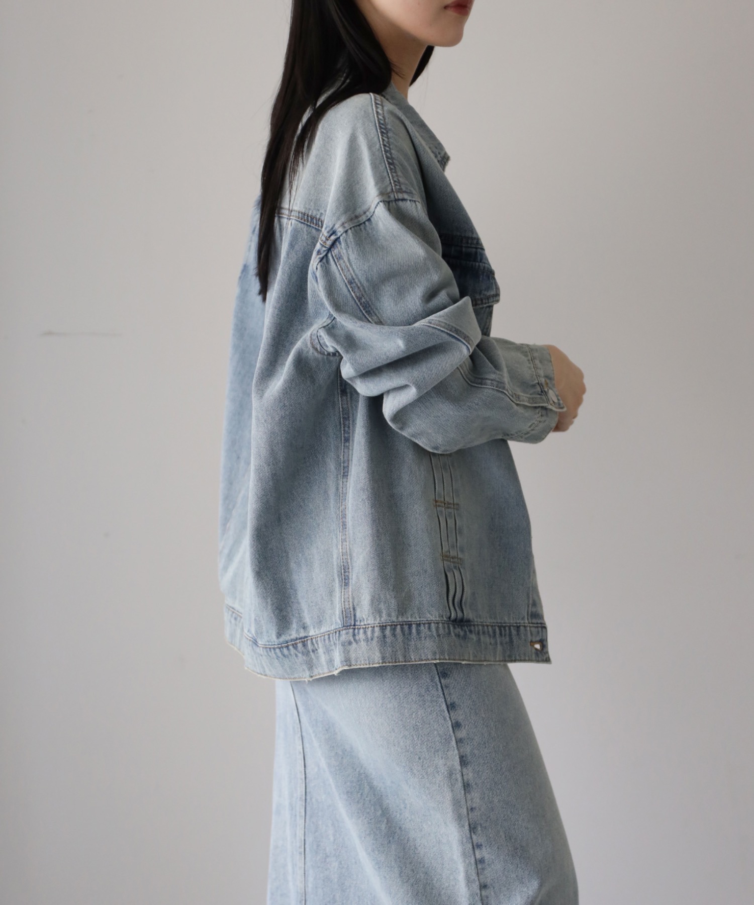 model：164cm. 着用サイズ：FREE