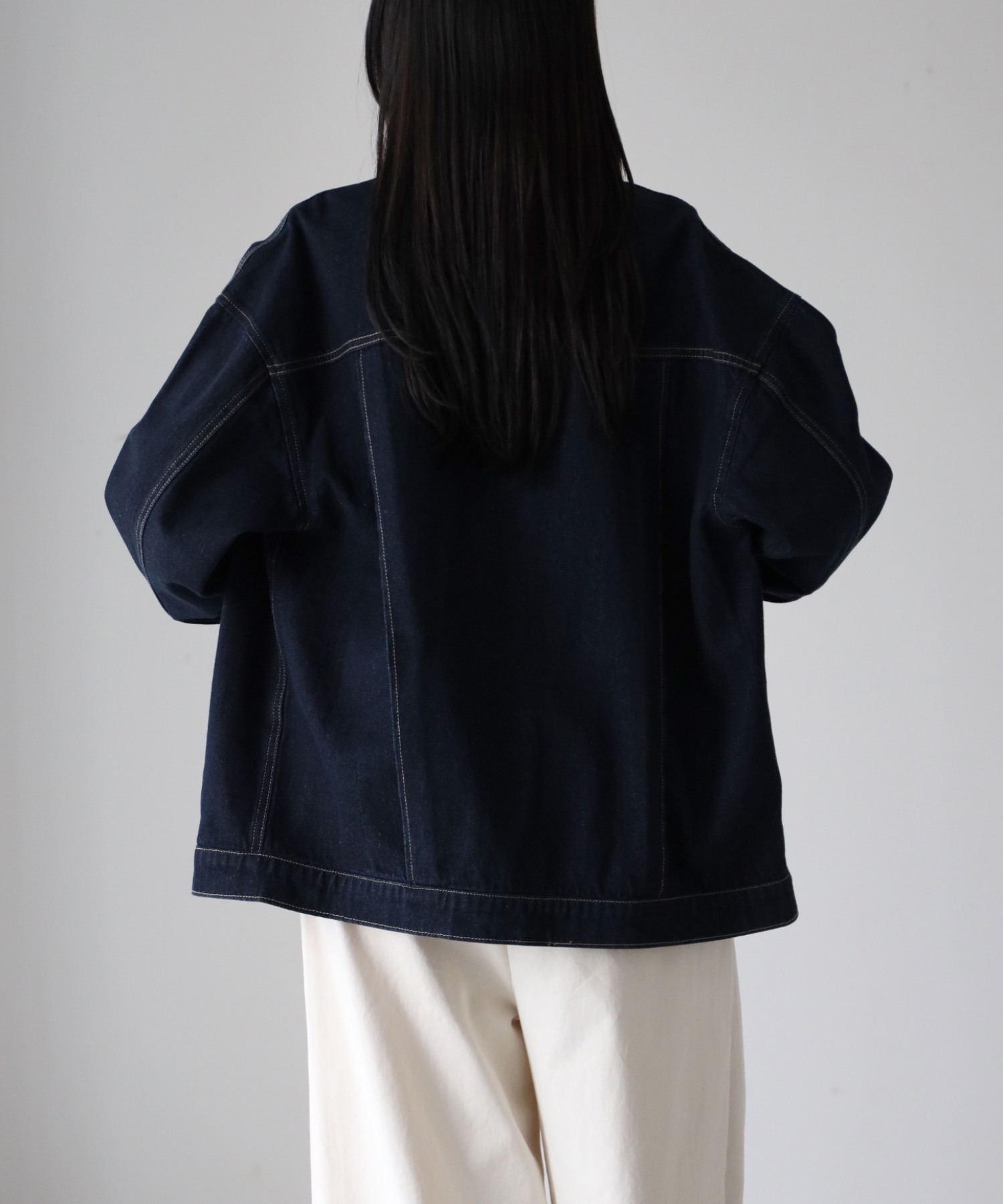 model：164cm. 着用サイズ：Lサイズ