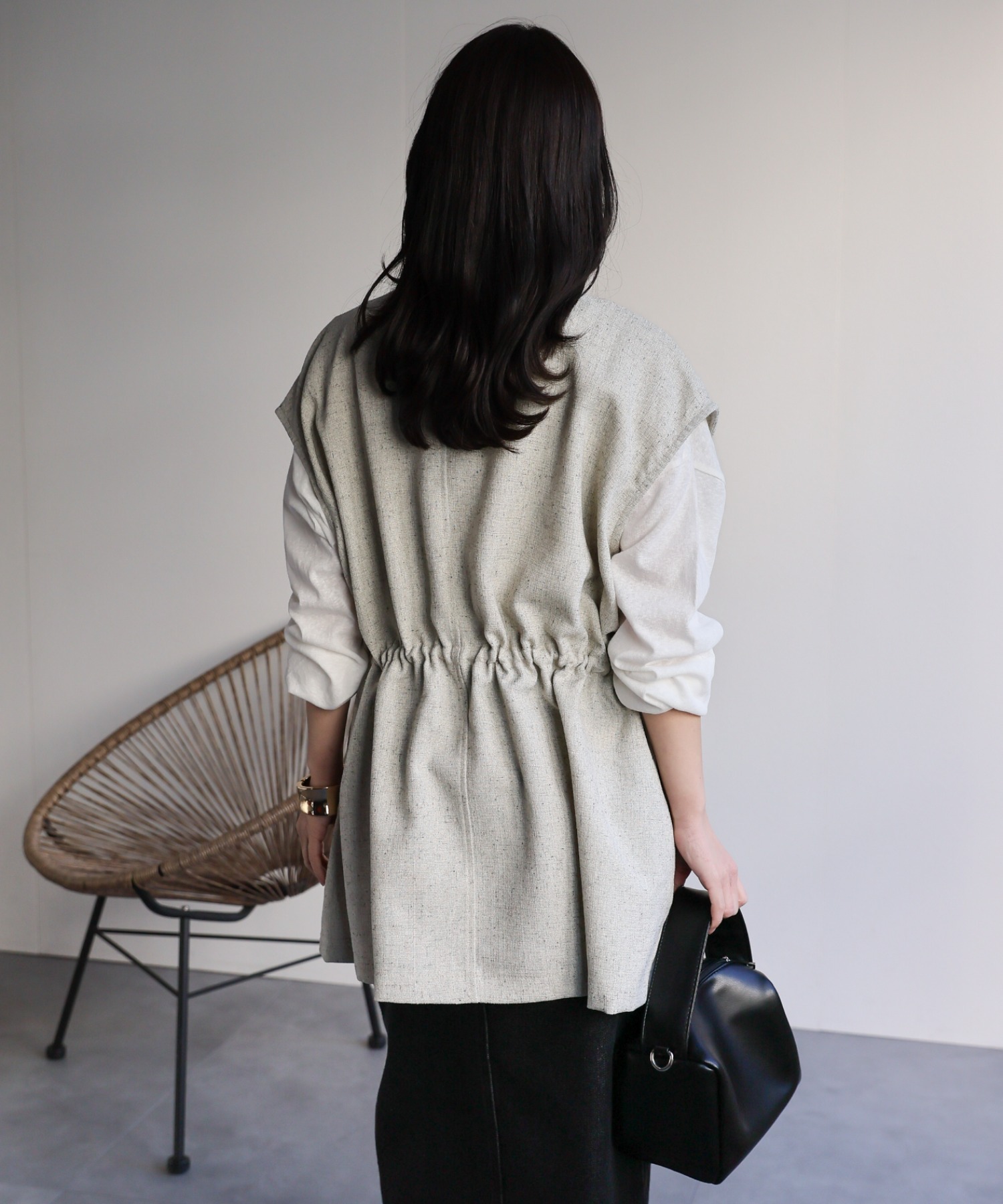 model：156cm 着用サイズ：FREE