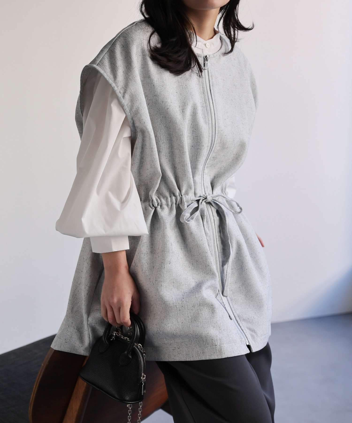 model：156cm 着用サイズ：FREE