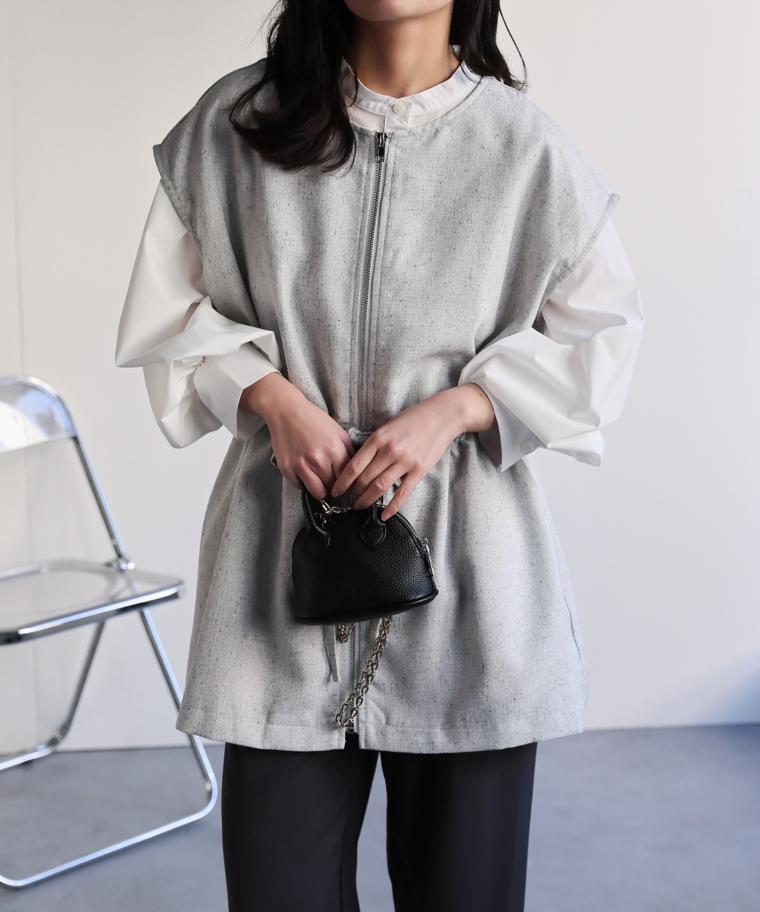 model：156cm 着用サイズ：FREE