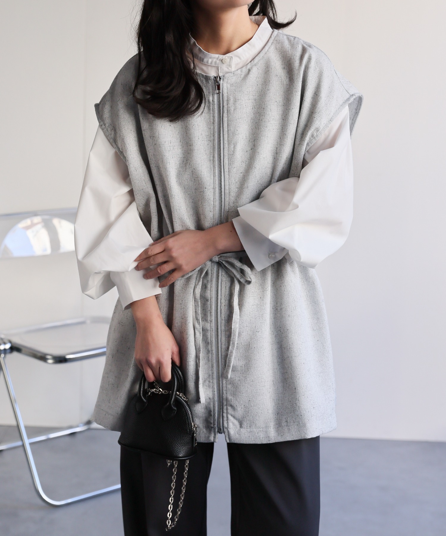 model：156cm 着用サイズ：FREE