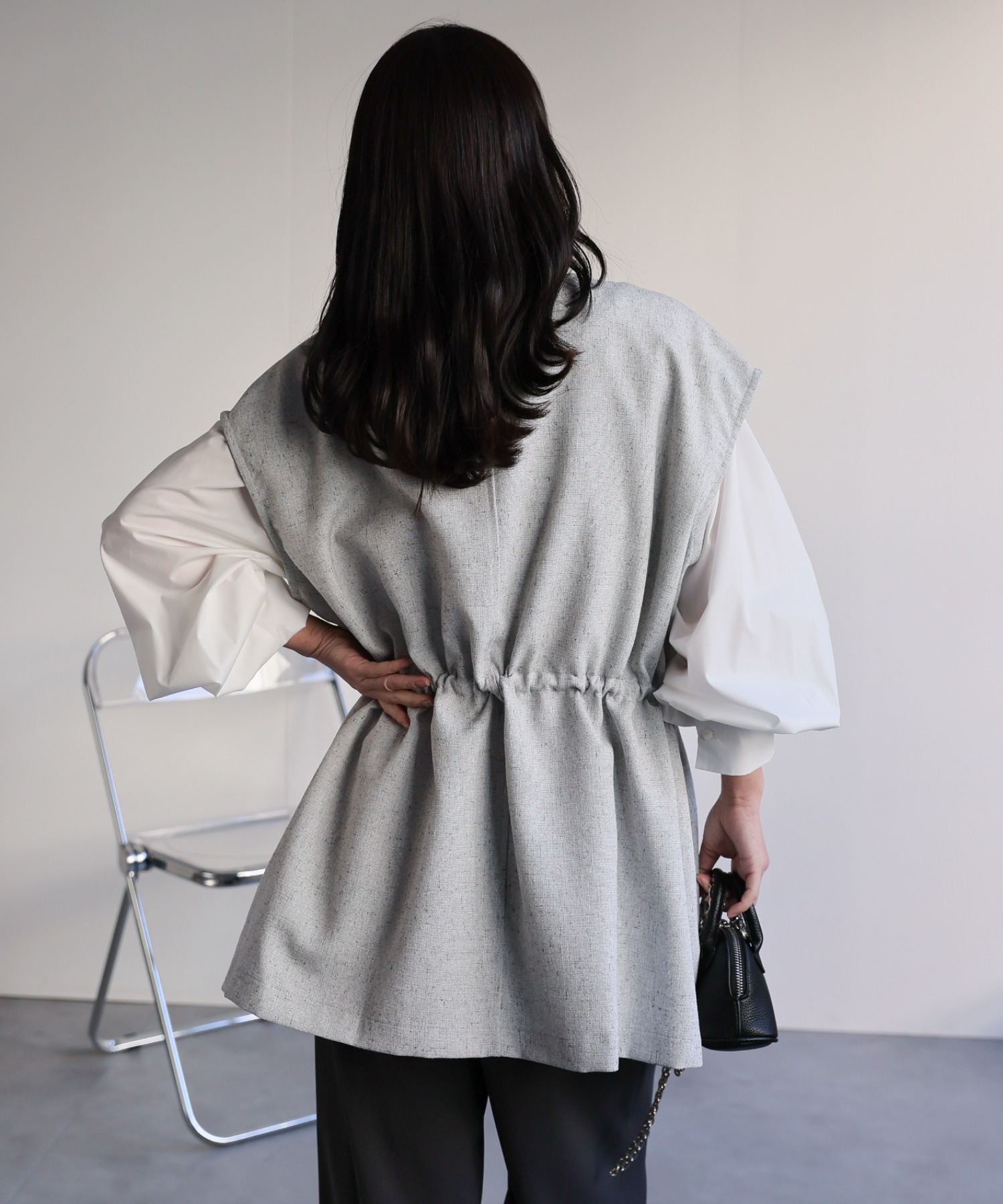 model：156cm 着用サイズ：FREE