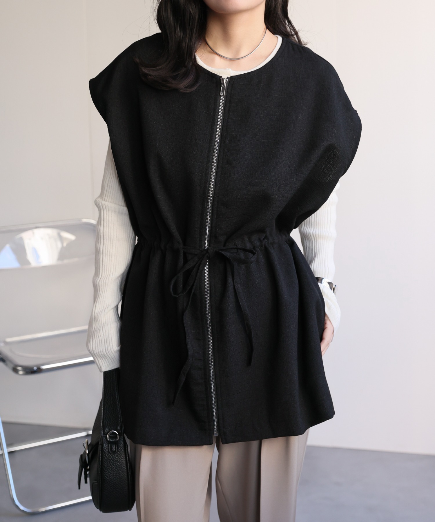 model：156cm 着用サイズ：FREE
