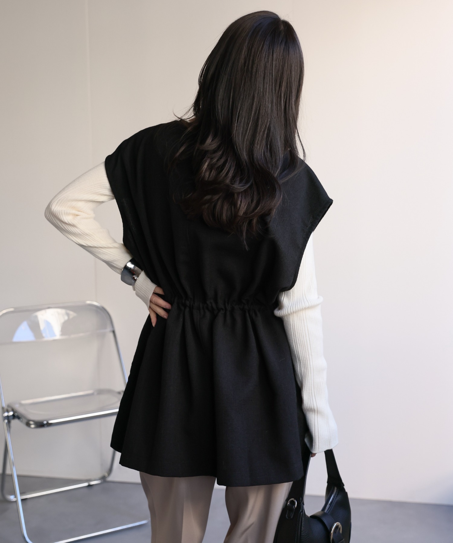 model：156cm 着用サイズ：FREE