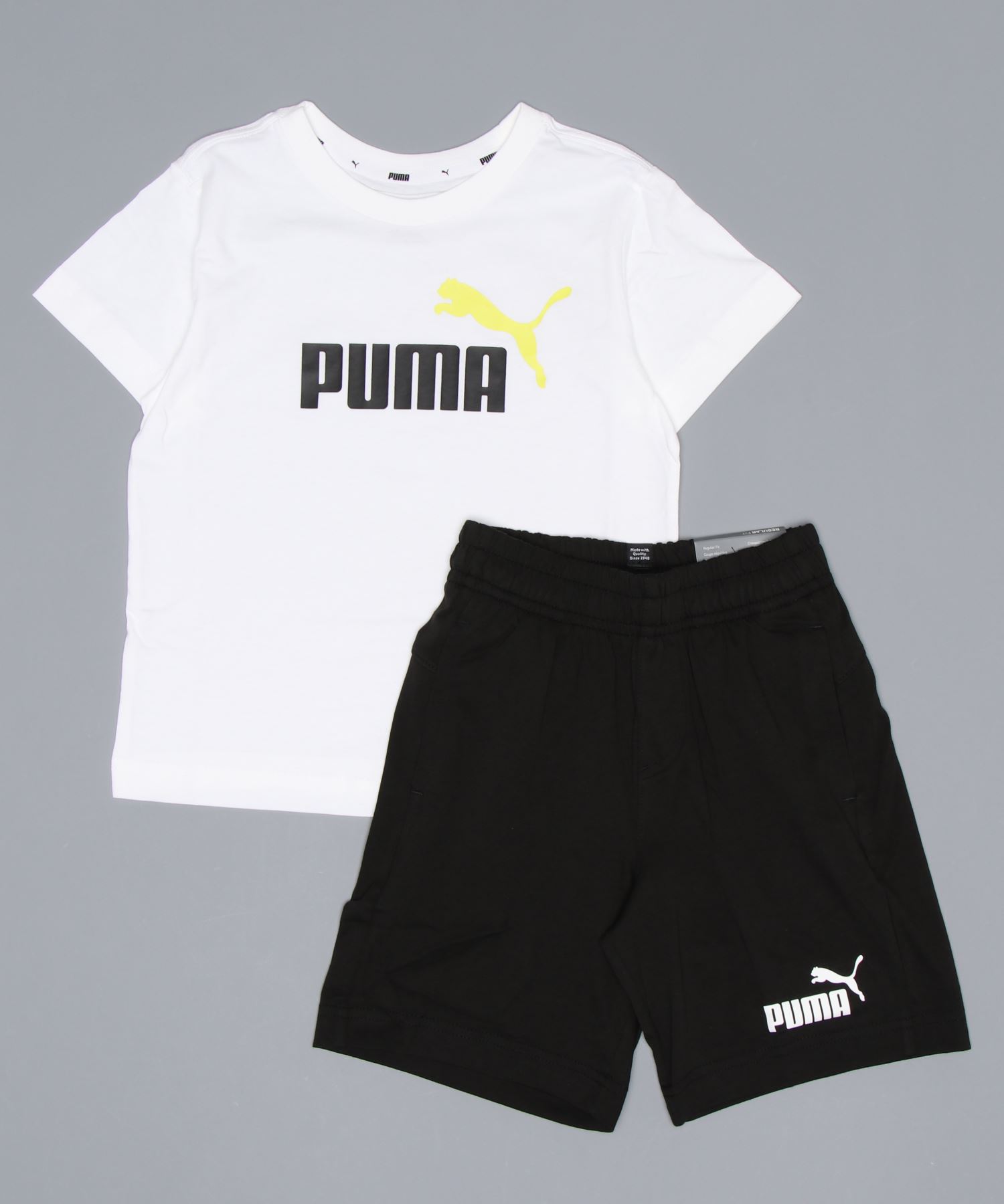 PUMAPUMA プーマ キッズ ボーイズ 120-160cm Tシャツ 上下セット ショーツ 若者の大愛商品 予約受付中