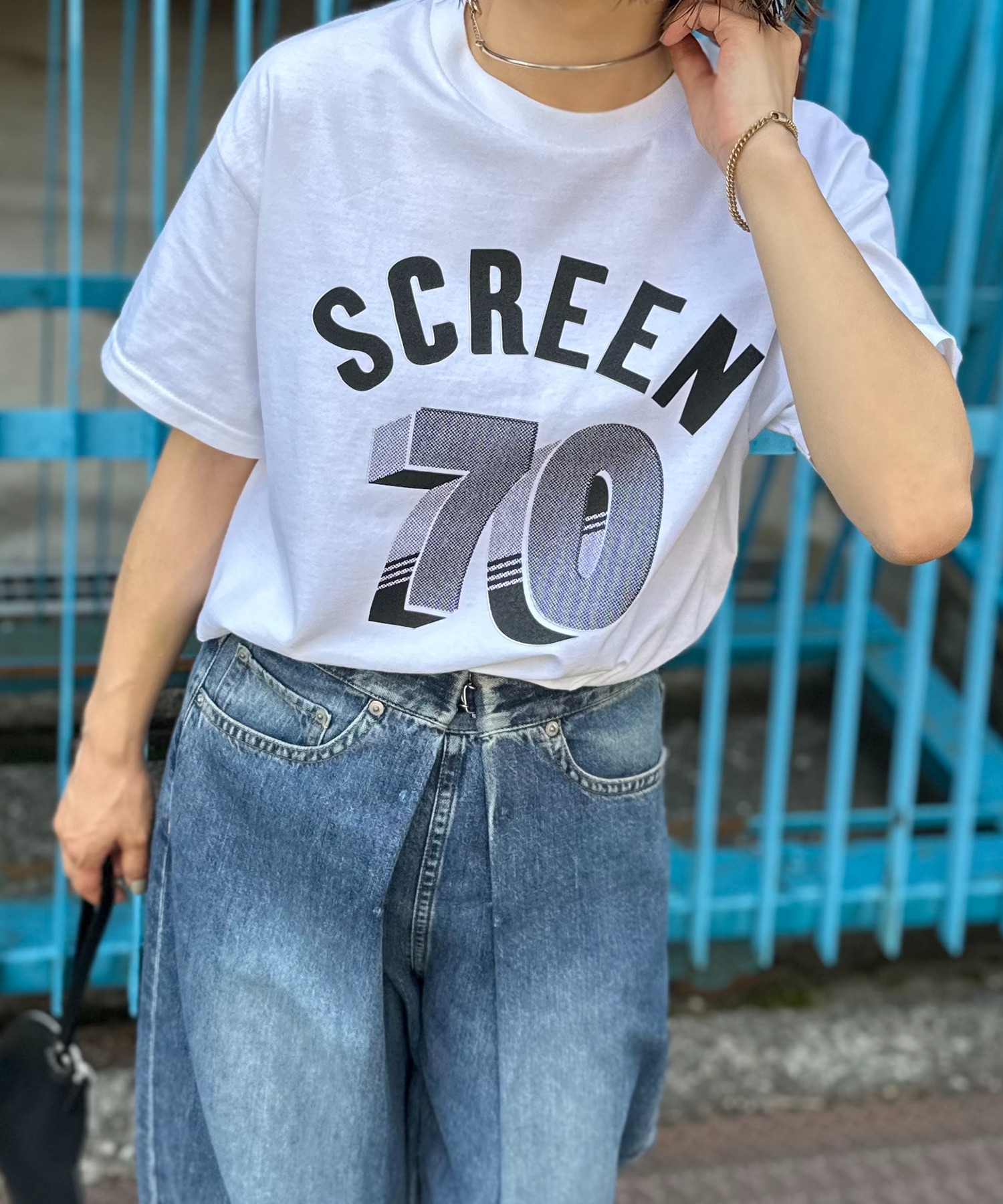 ホワイト
model:154cm 着用サイズ:Mサイズ