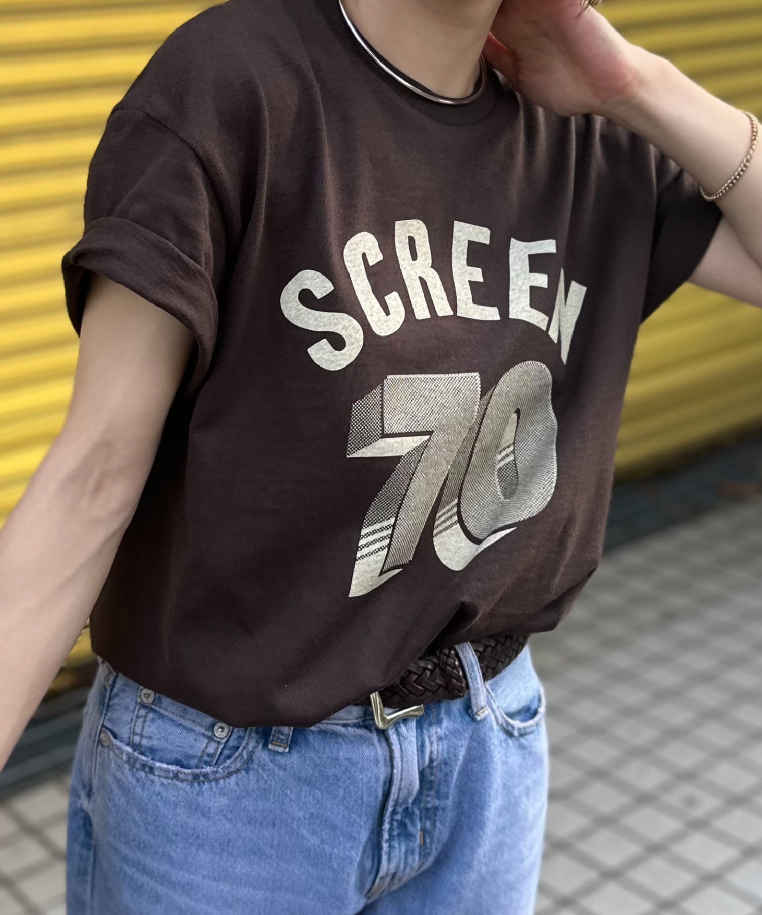 ダークブラウン
model:154cm 着用サイズ:Mサイズ