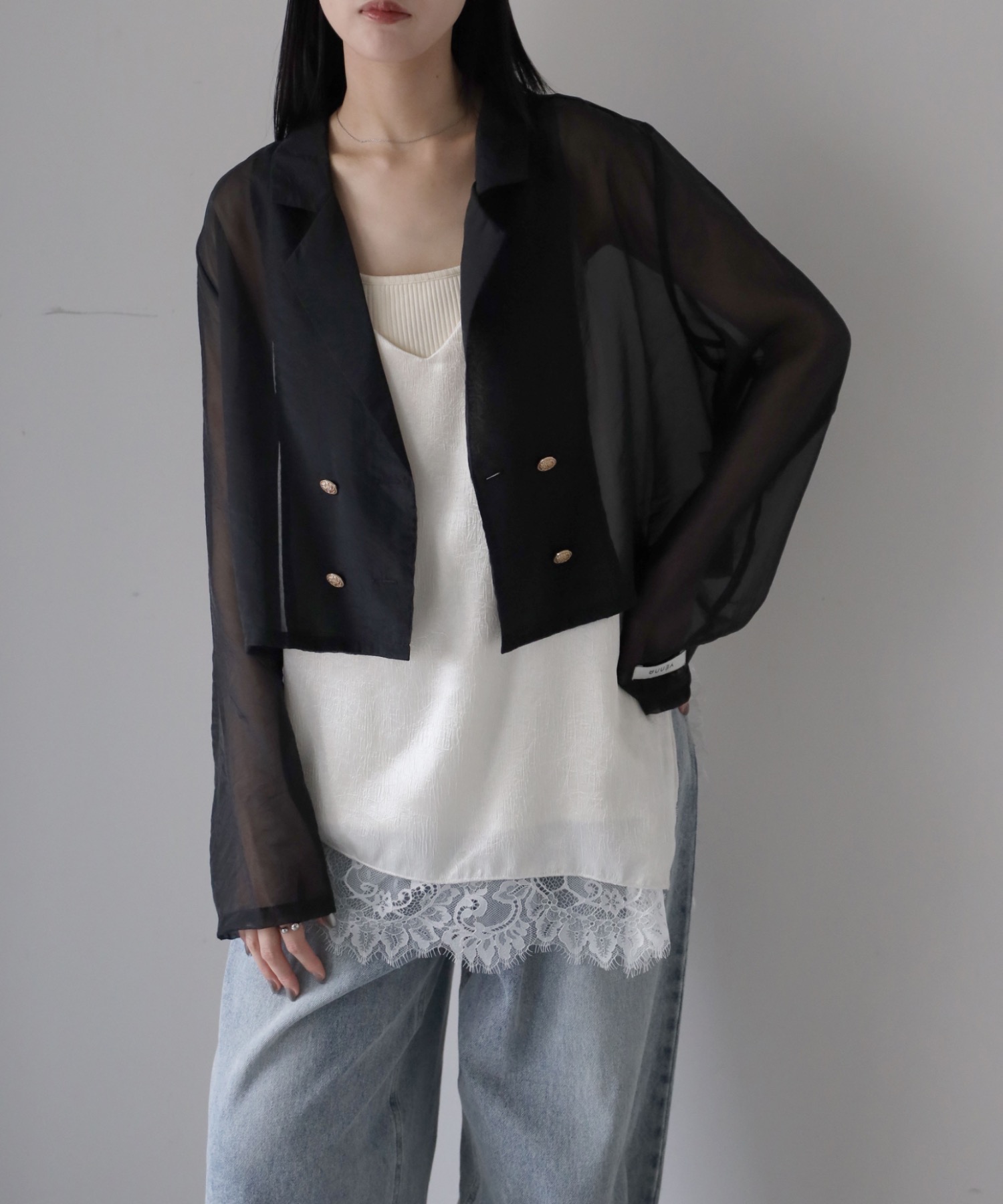 model：164cm. 着用サイズ：FREE