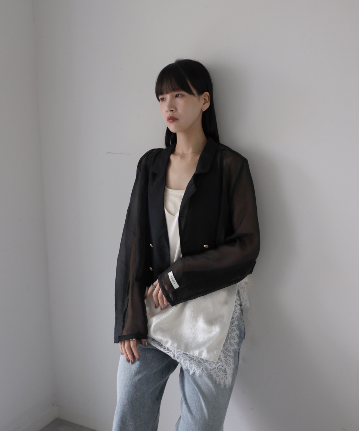 model：164cm. 着用サイズ：FREE