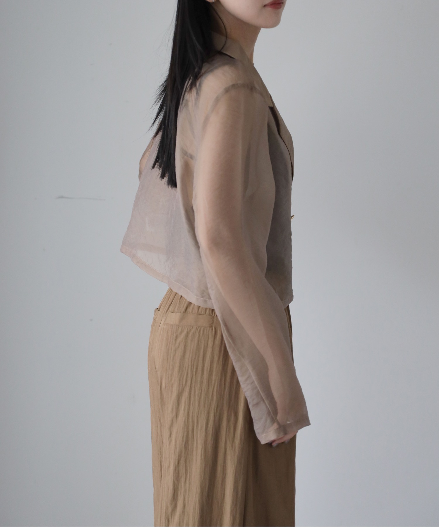 model：164cm. 着用サイズ：FREE