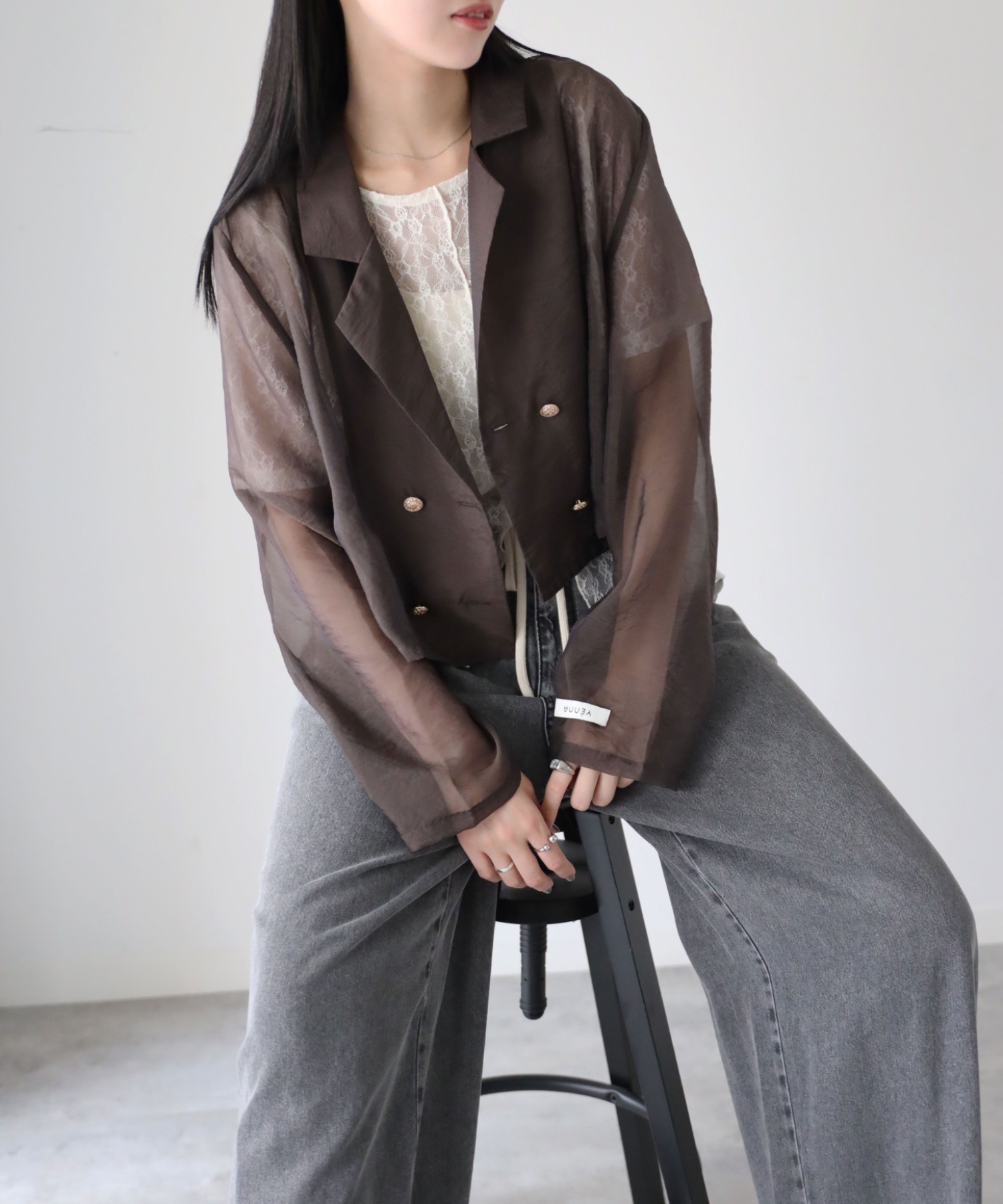 model：164cm. 着用サイズ：FREE