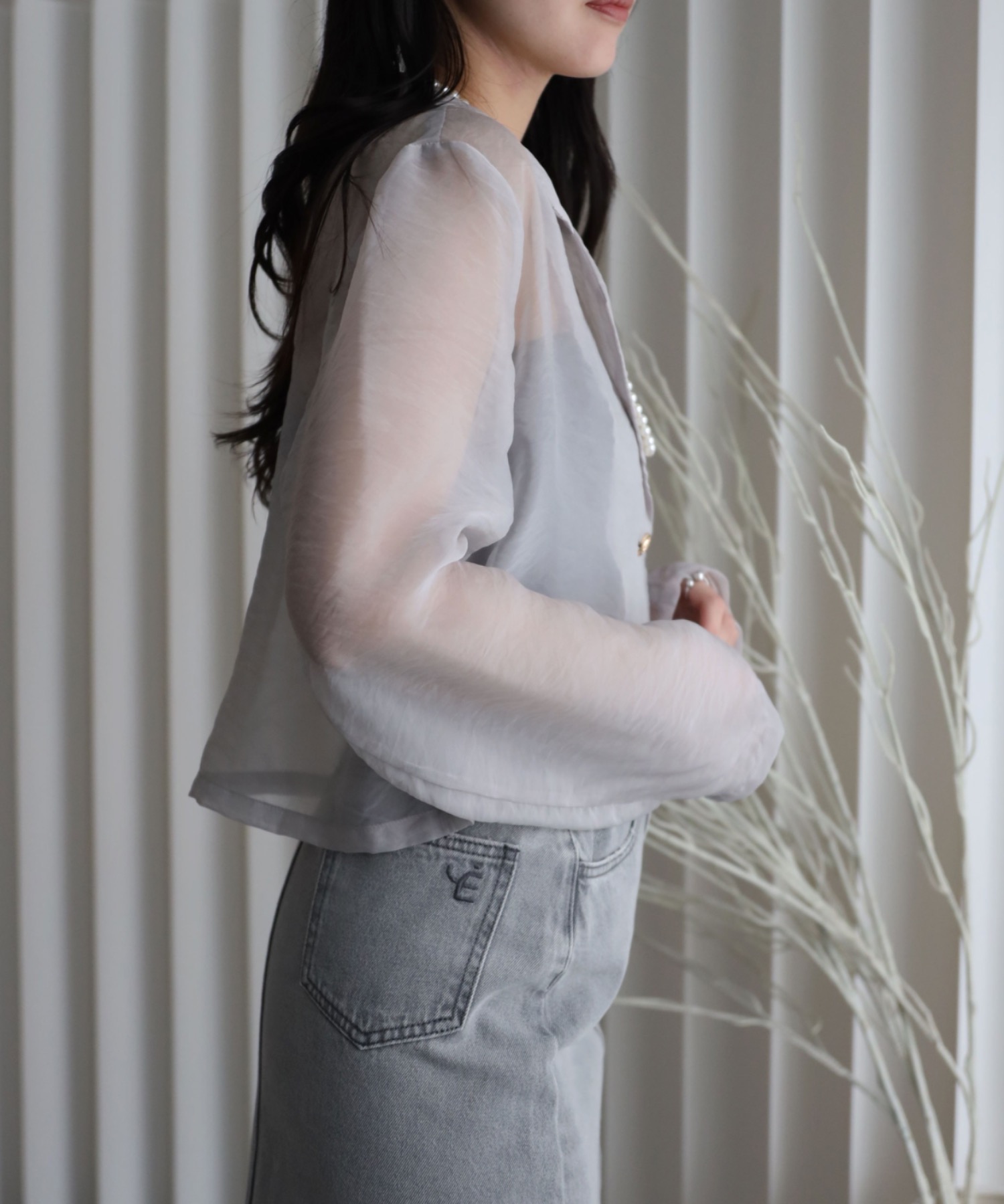 model：164cm. 着用サイズ：FREE