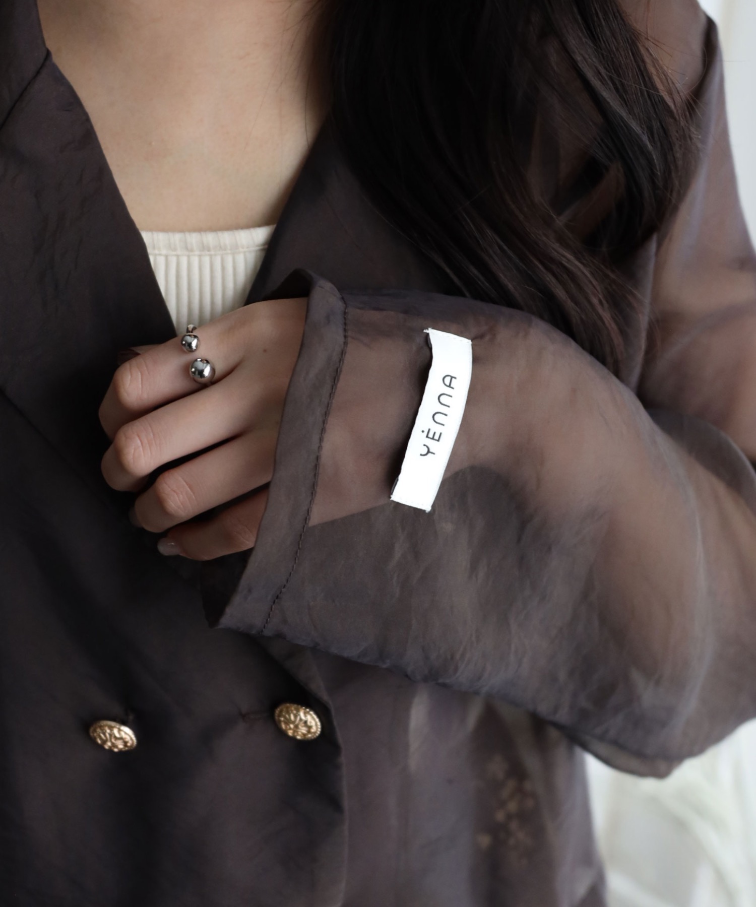 model：164cm. 着用サイズ：FREE