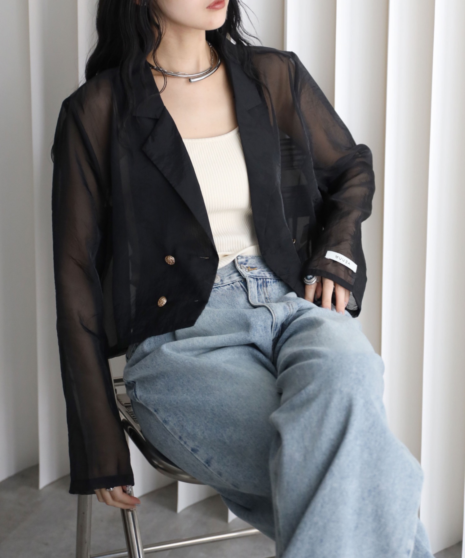 model：164cm. 着用サイズ：FREE