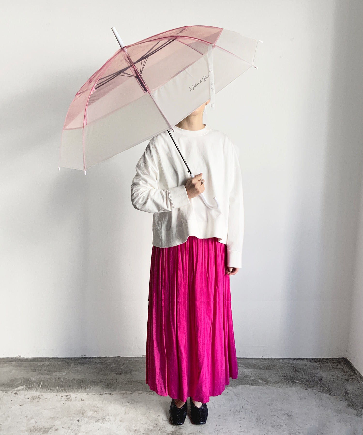 Common アウトレット品 Warent バイカラービニール傘