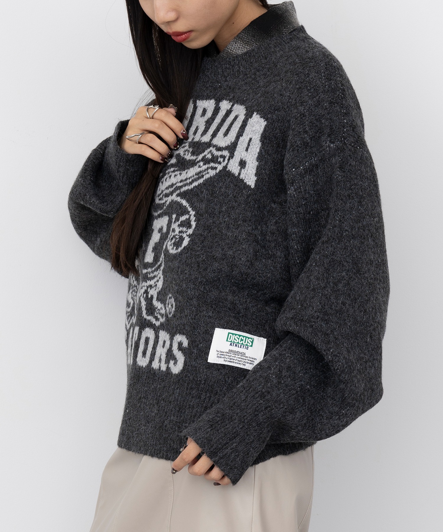 DISCUS Dubble Jogger байкар‑каре́лджер лого — толстовка большого размера 3487‑8780/4487‑2656