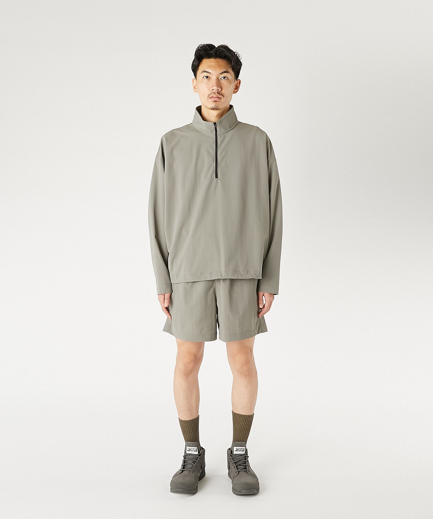 HALF ZIP PULLOVER N.HOOLYWOOD TEST PRODUCT EXCHANGE SERVICE│N