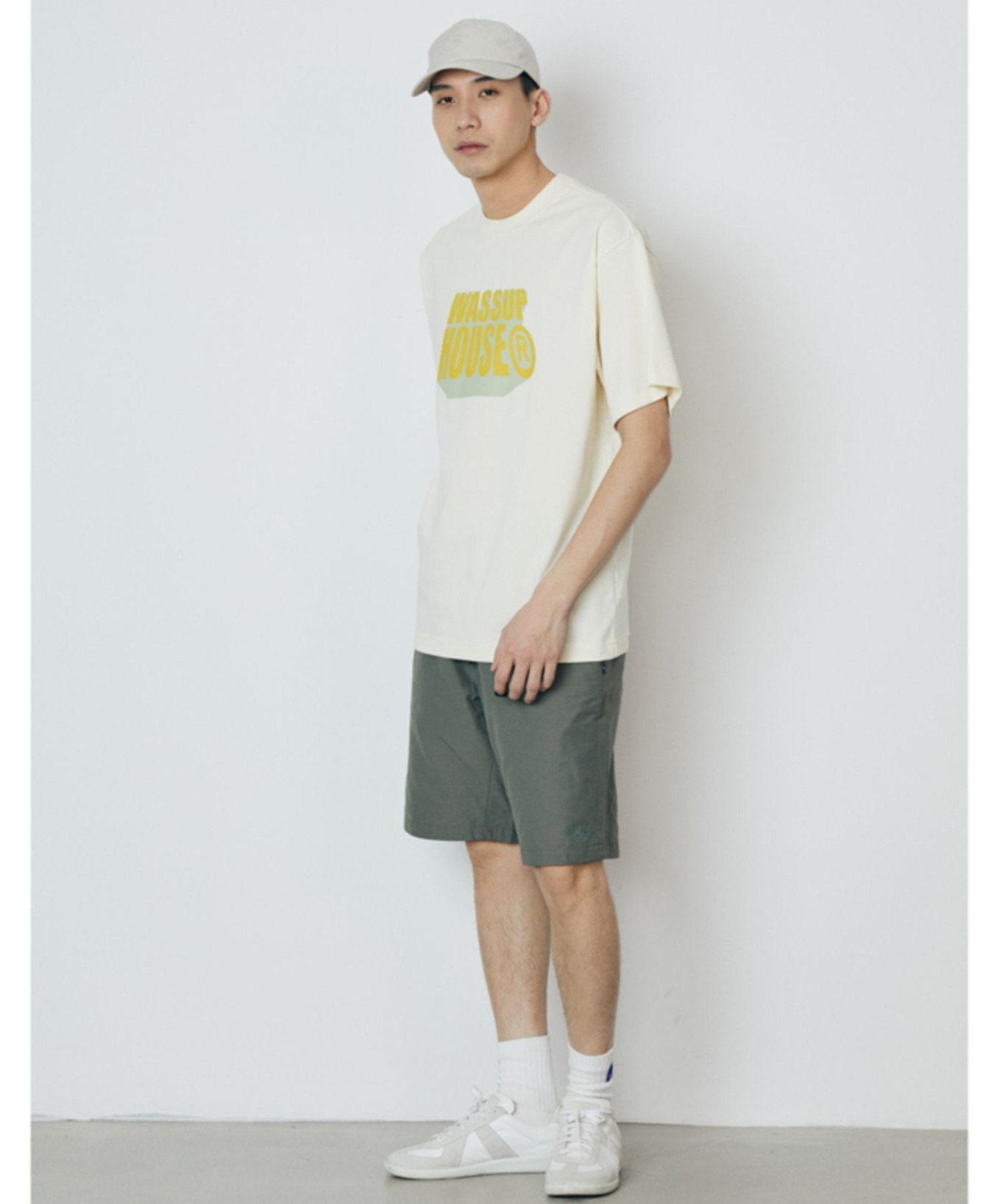 A'GEM/9 × .kom『WASSUP/ワズアップ』House Tee/ハウスロゴ