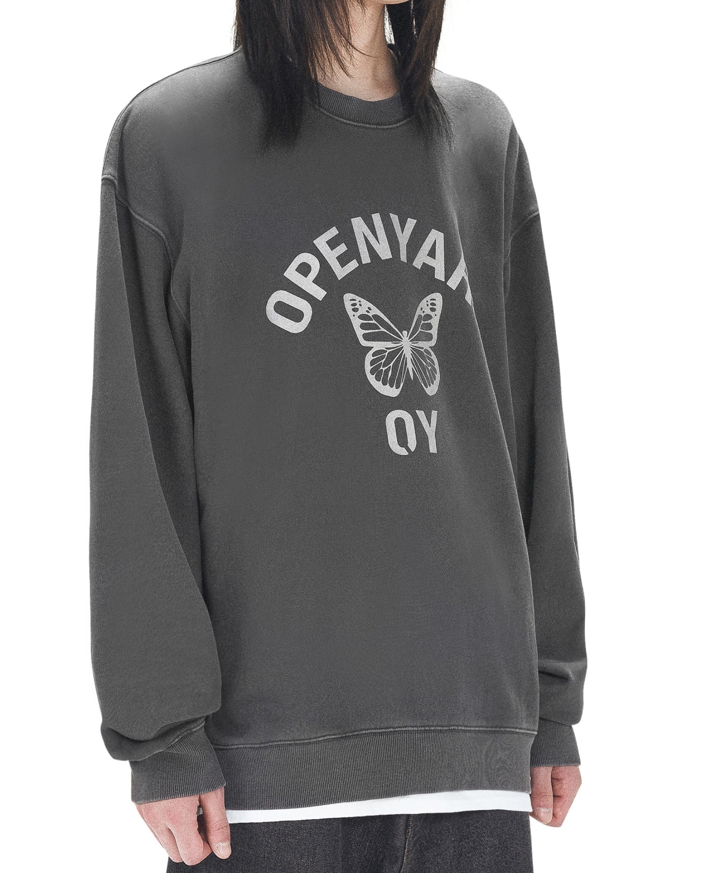 OY/オーワイ』 PIGMENT DYED BUTTERFLY LOGO MTM/ピグメント