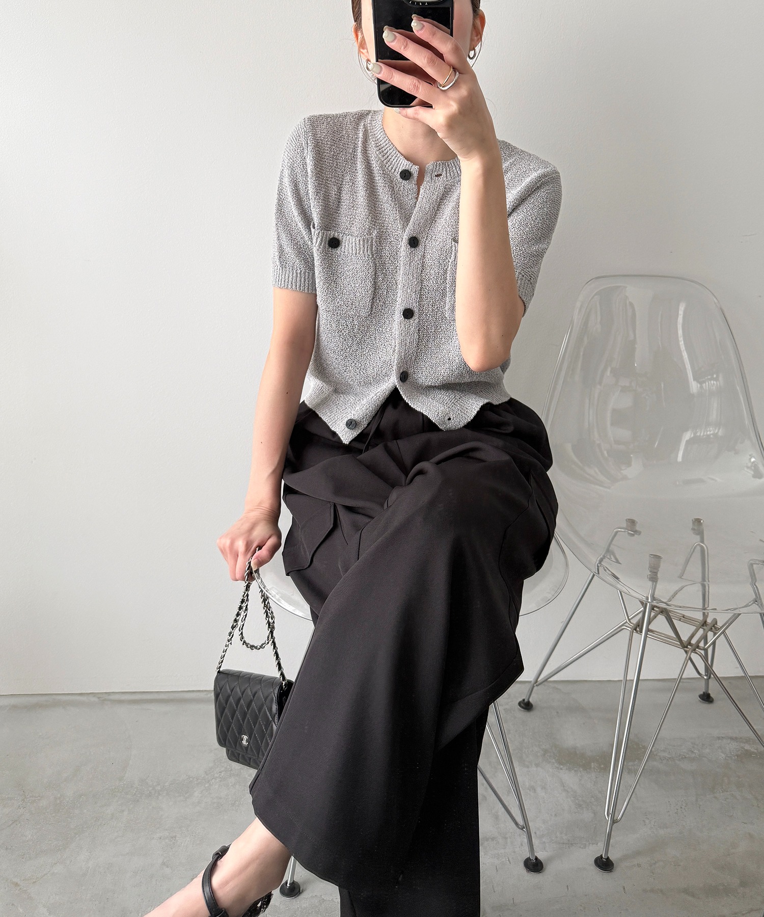 model：H166　着用サイズ：F