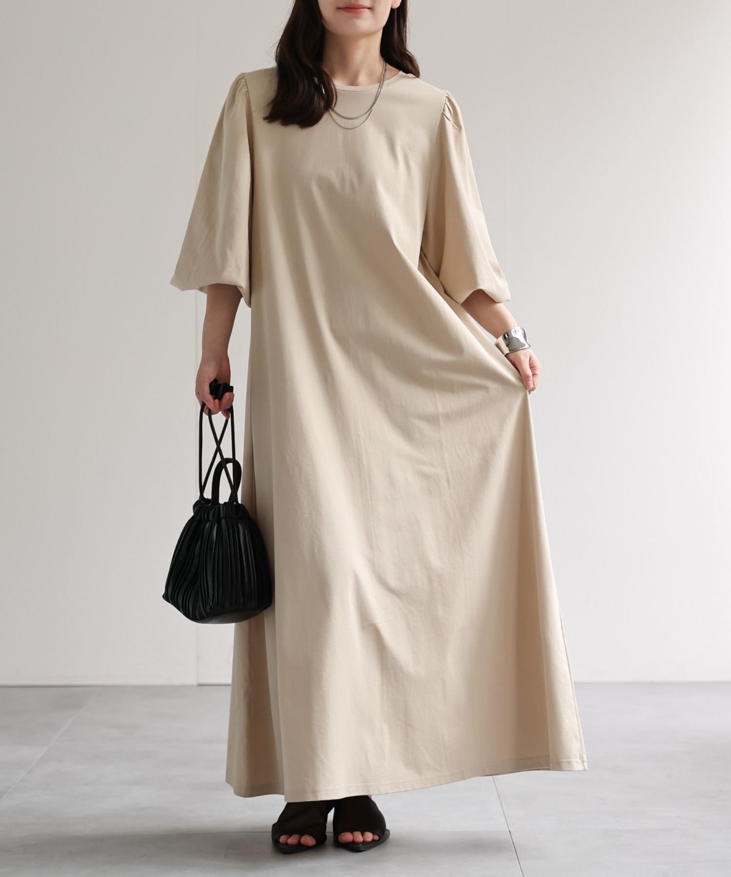 model：156cm　着用サイズ：FREE