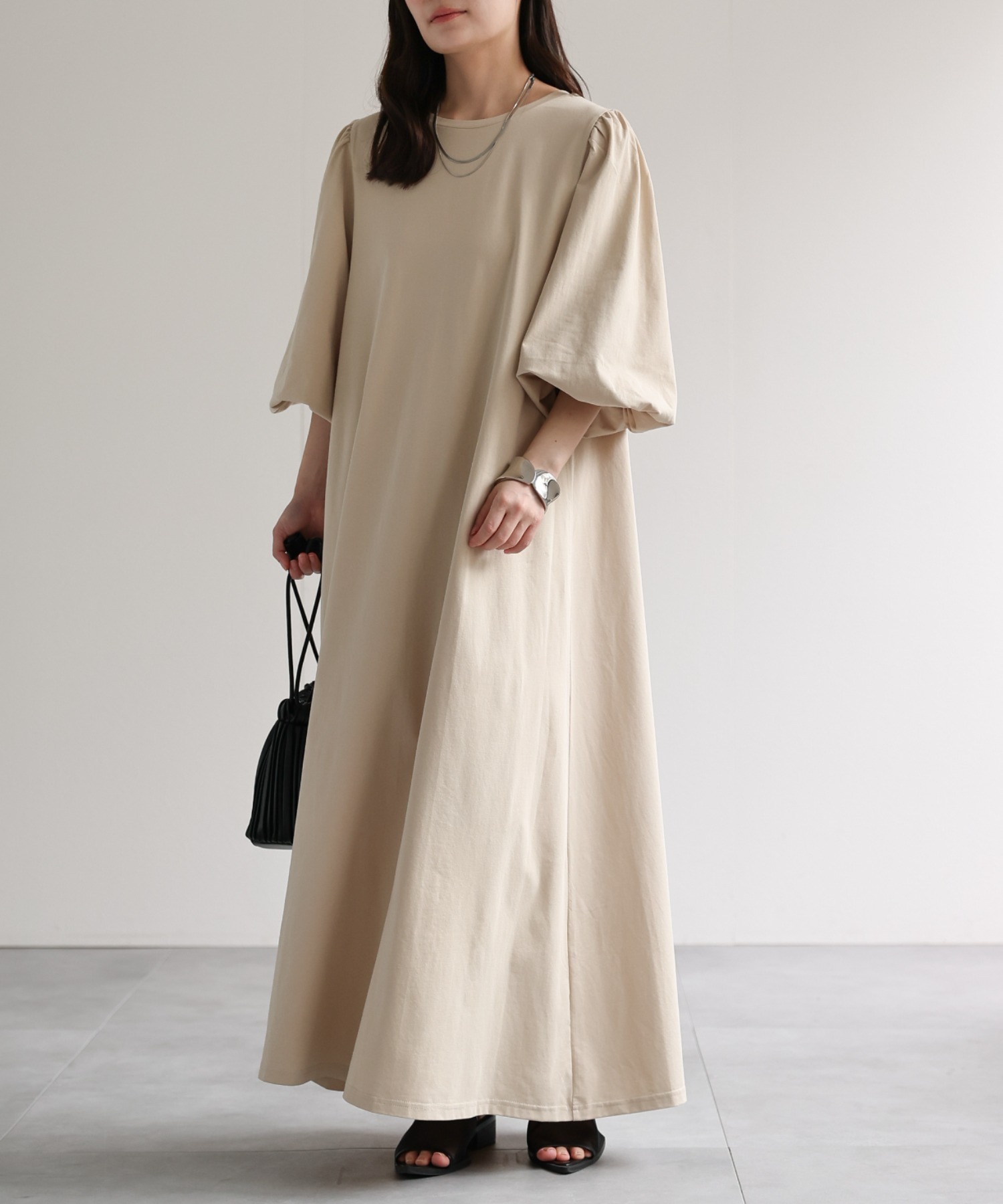 model：156cm　着用サイズ：FREE