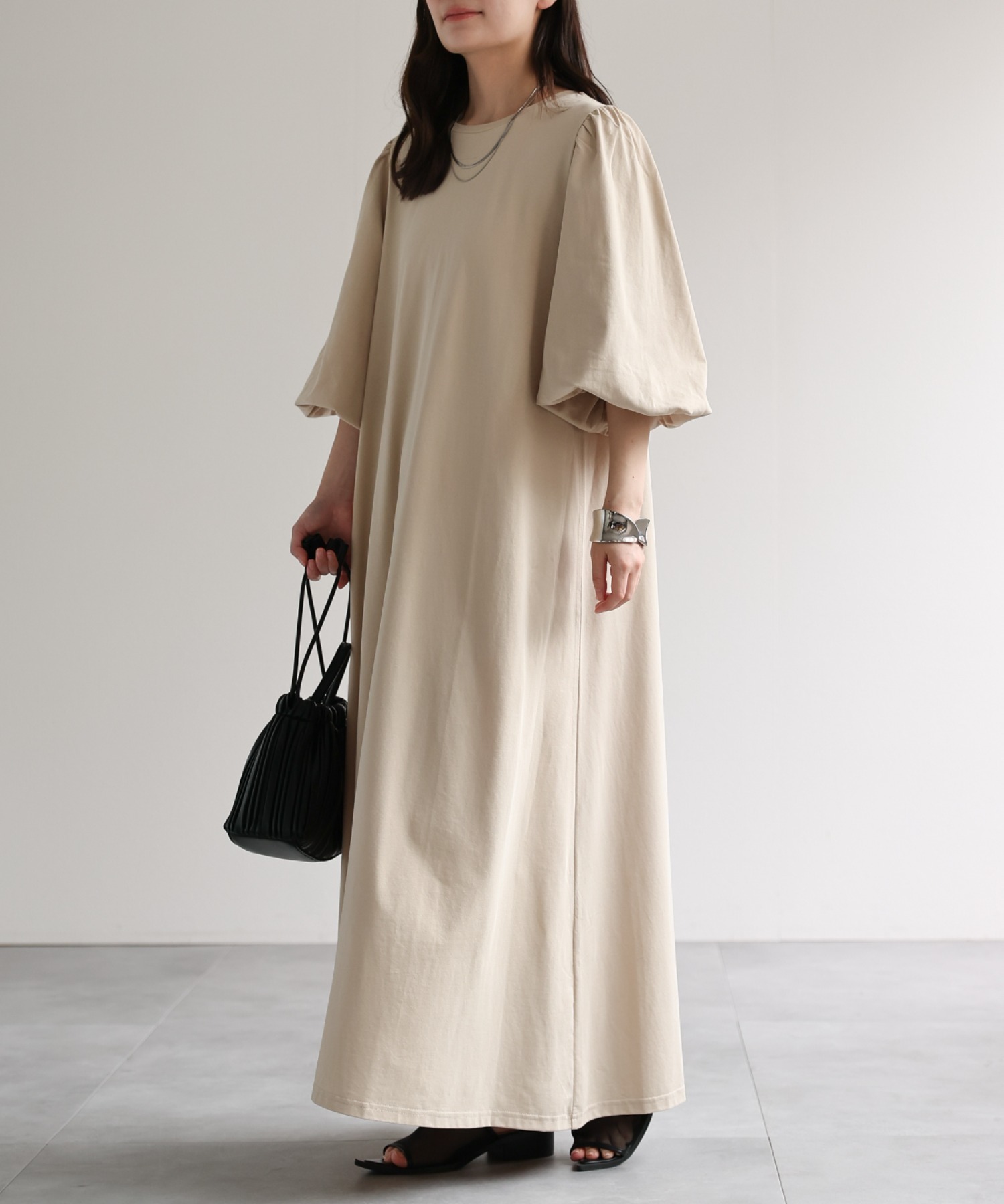 model：156cm　着用サイズ：FREE