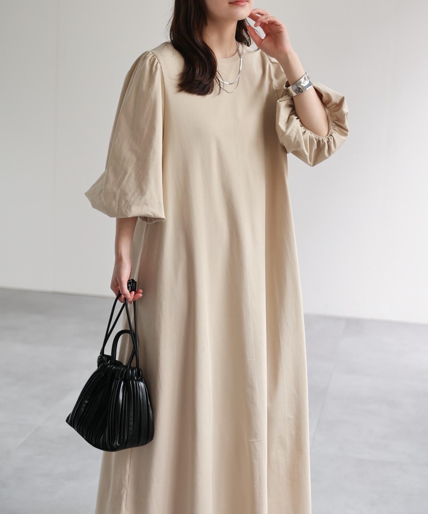 model：156cm　着用サイズ：FREE