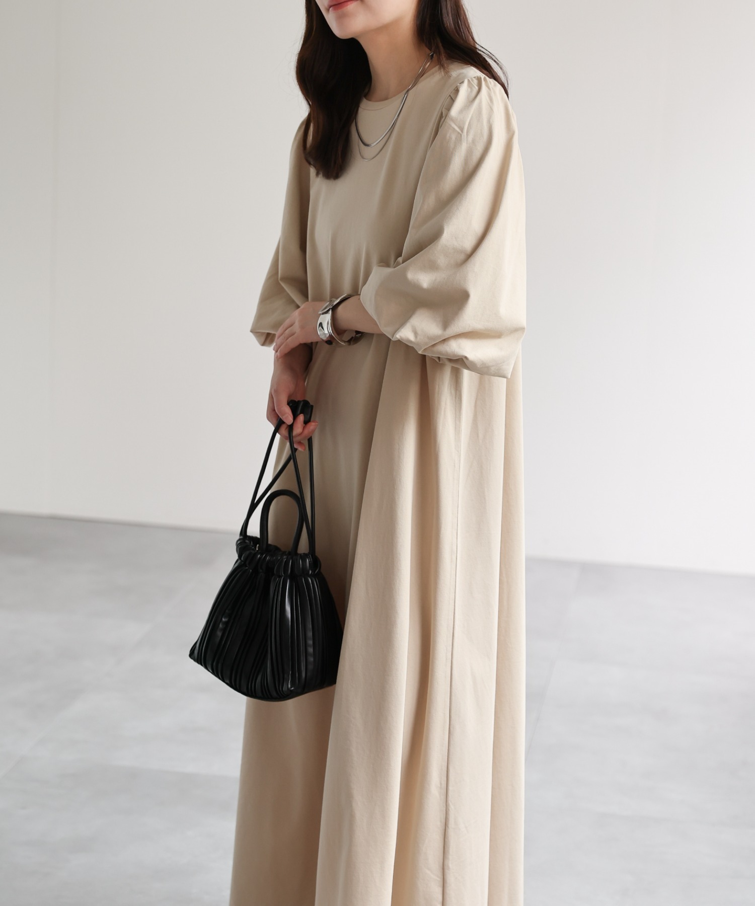 model：156cm　着用サイズ：FREE