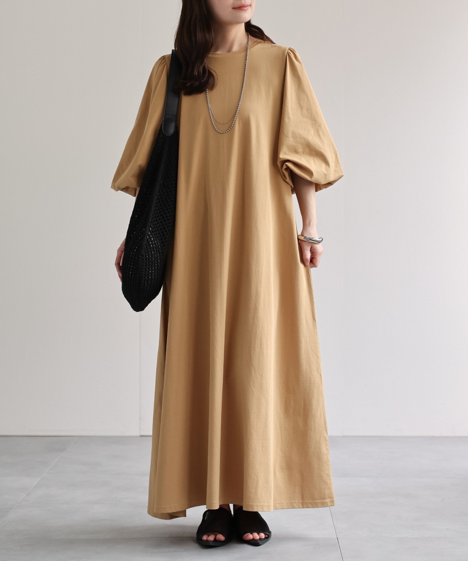 model：156cm　着用サイズ：FREE