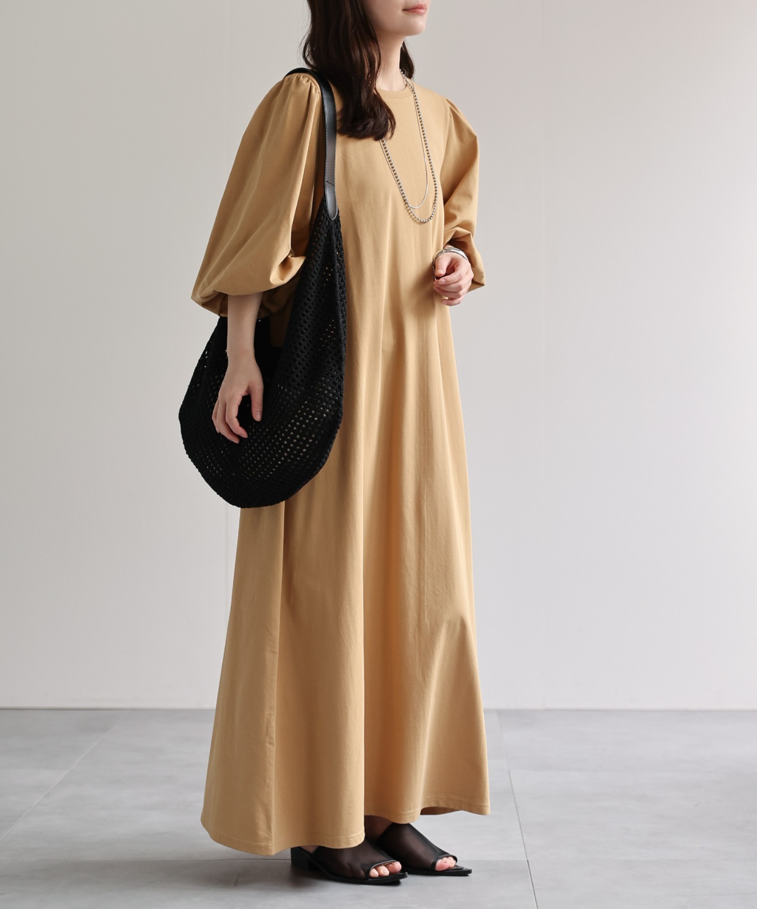 model：156cm　着用サイズ：FREE