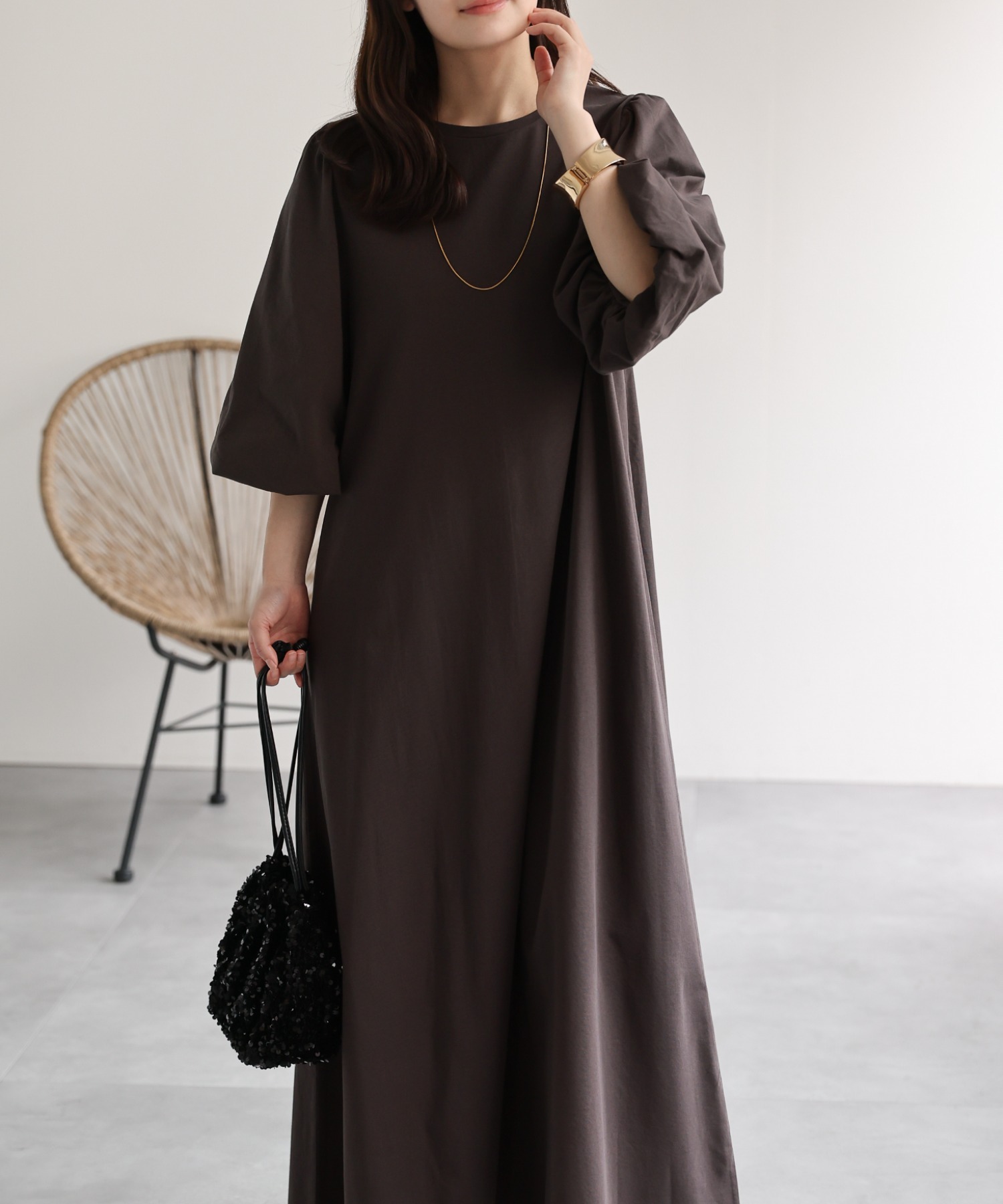 model：156cm　着用サイズ：FREE