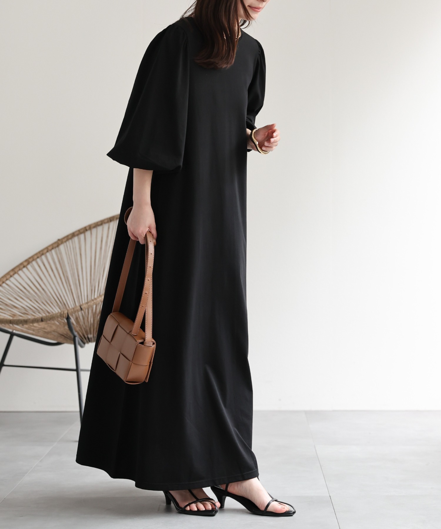 model：156cm　着用サイズ：FREE