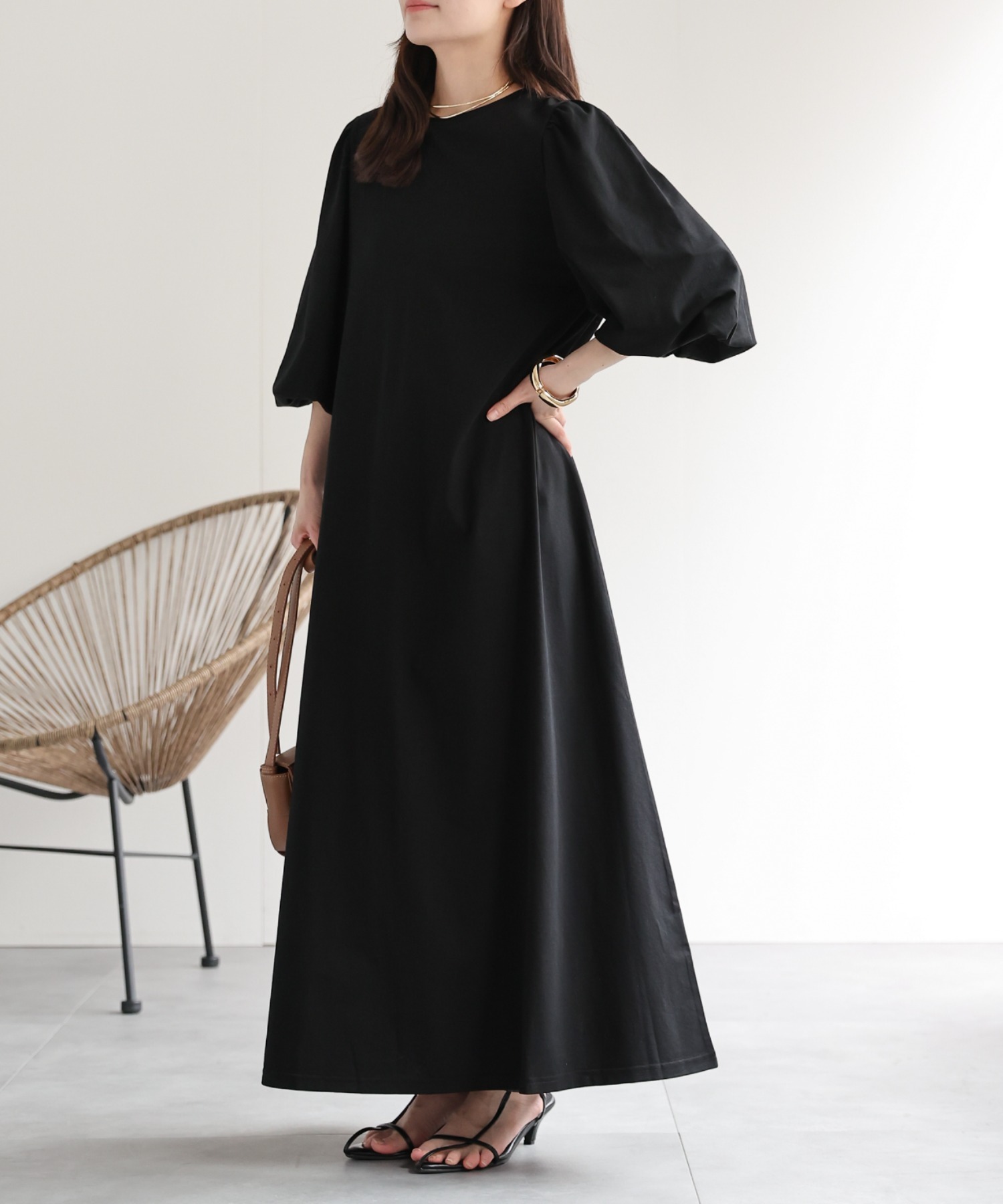 model：156cm　着用サイズ：FREE
