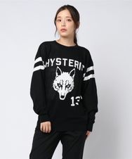 WOLF編込メッシュ プルオーバー