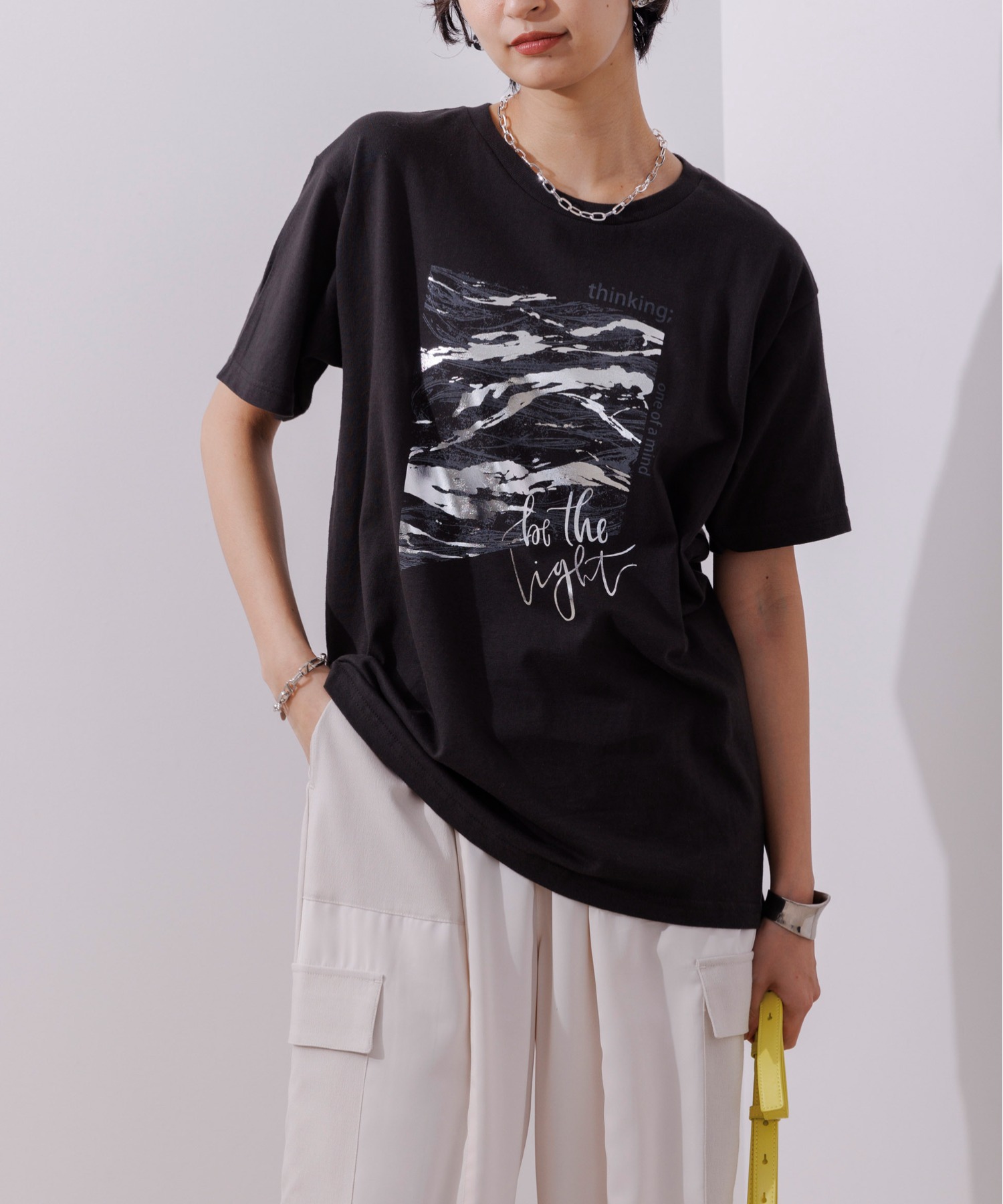 マーブル×箔ロゴTシャツ Eimee Law│Eimee Law & LHELBIE 公式 