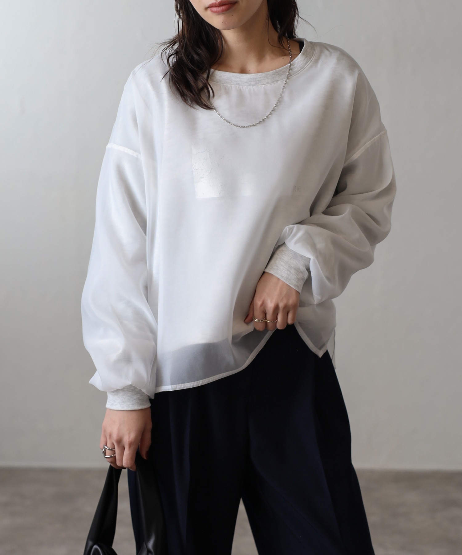 model：H160 着用サイズ：FREE
