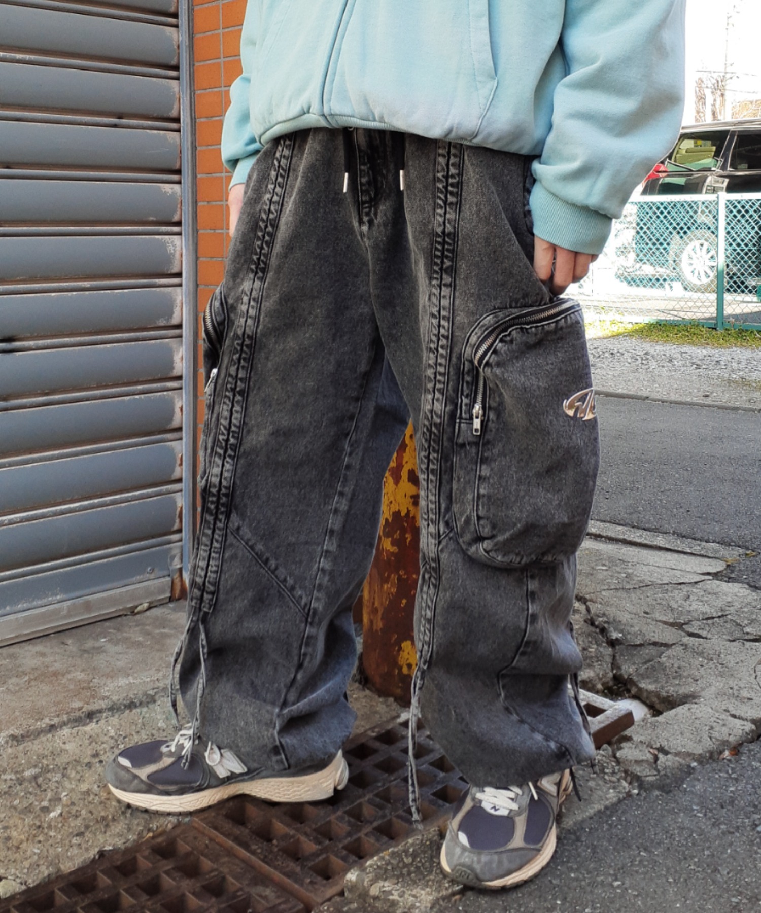 A'GEM/9 × .kom 『A'gem/エージェム』 /デニムカーゴパンツ A'gem│A