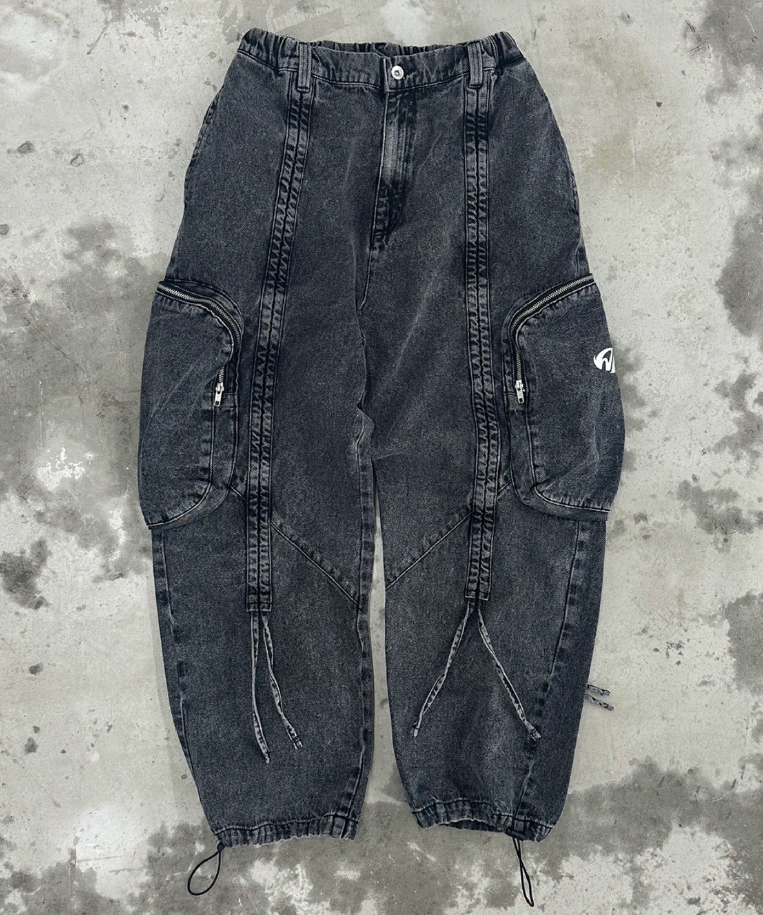 A'GEM/9 × .kom 『A'gem/エージェム』 /デニムカーゴパンツ A'gem│A