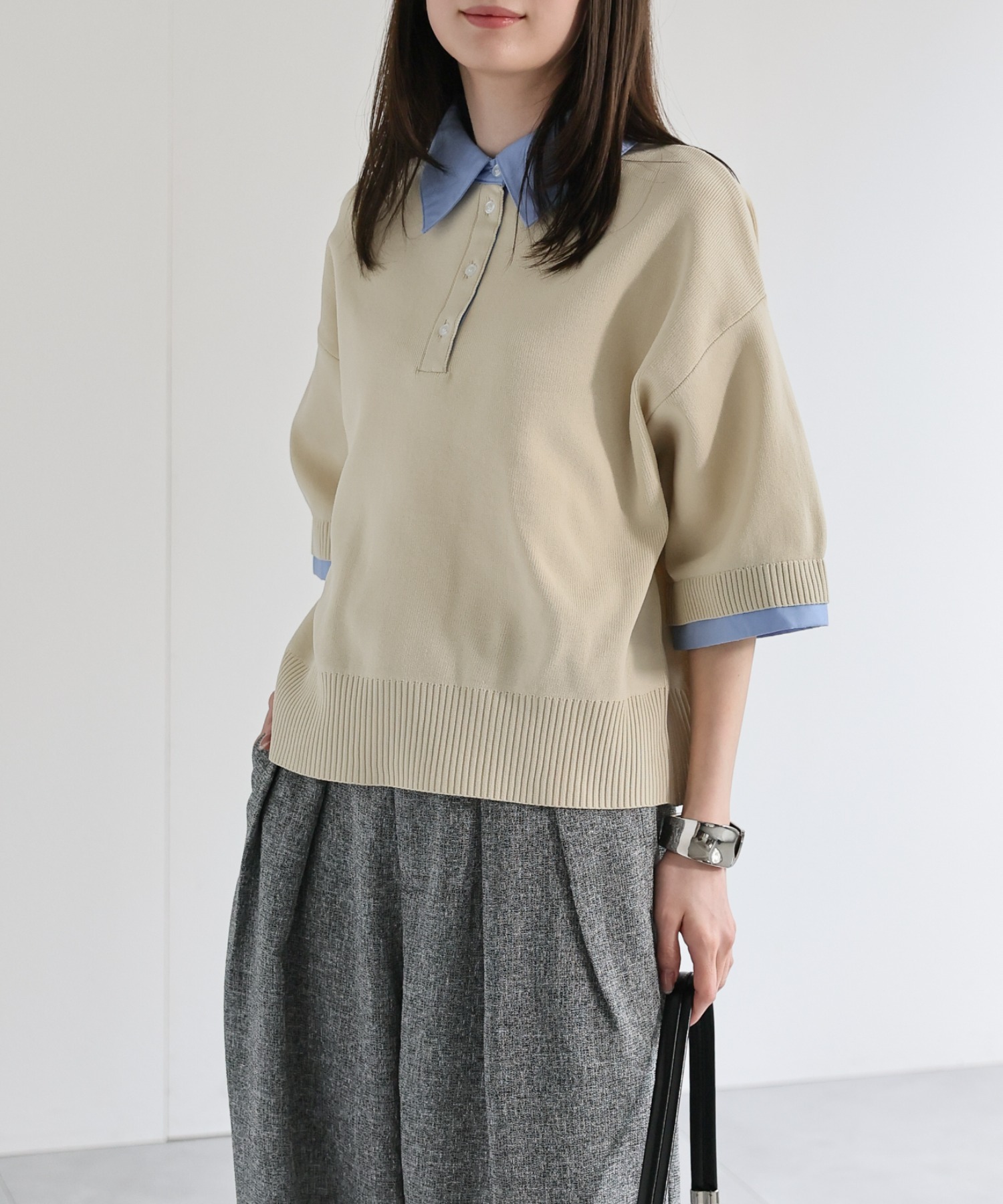 model:162cm 着用サイズ：F