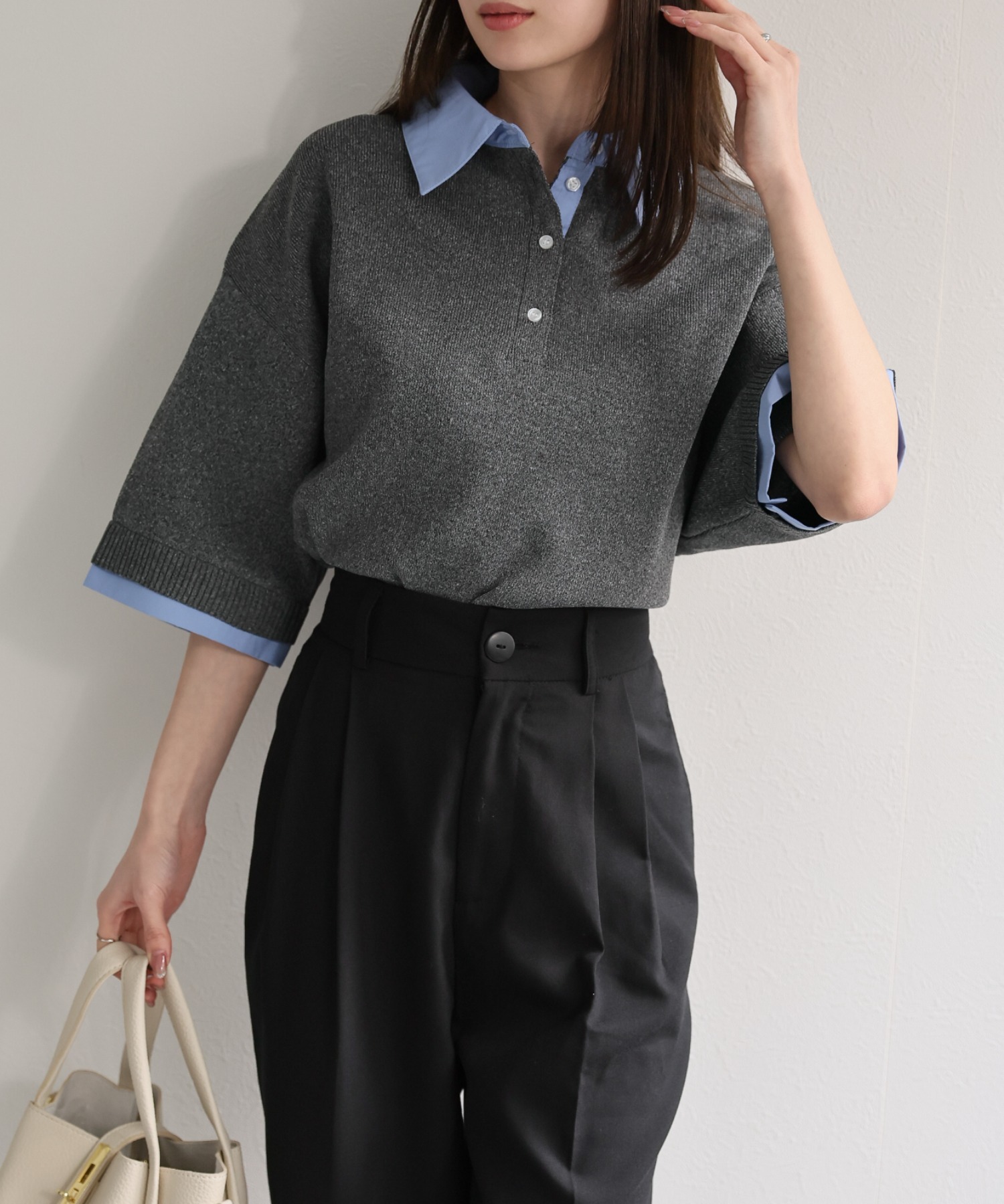 model:162cm 着用サイズ：F