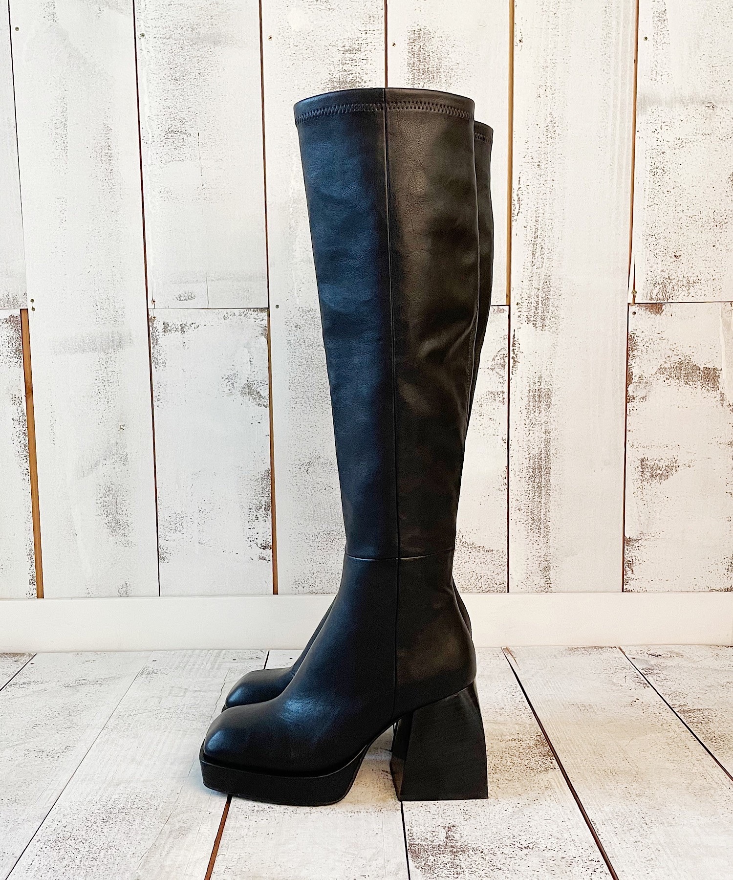 チャンキーヒールロングブーツ Jeffrey Campbell Jeffrey Campbell Official Online Store ジェフリーキャンベル Official Online Store公式通販