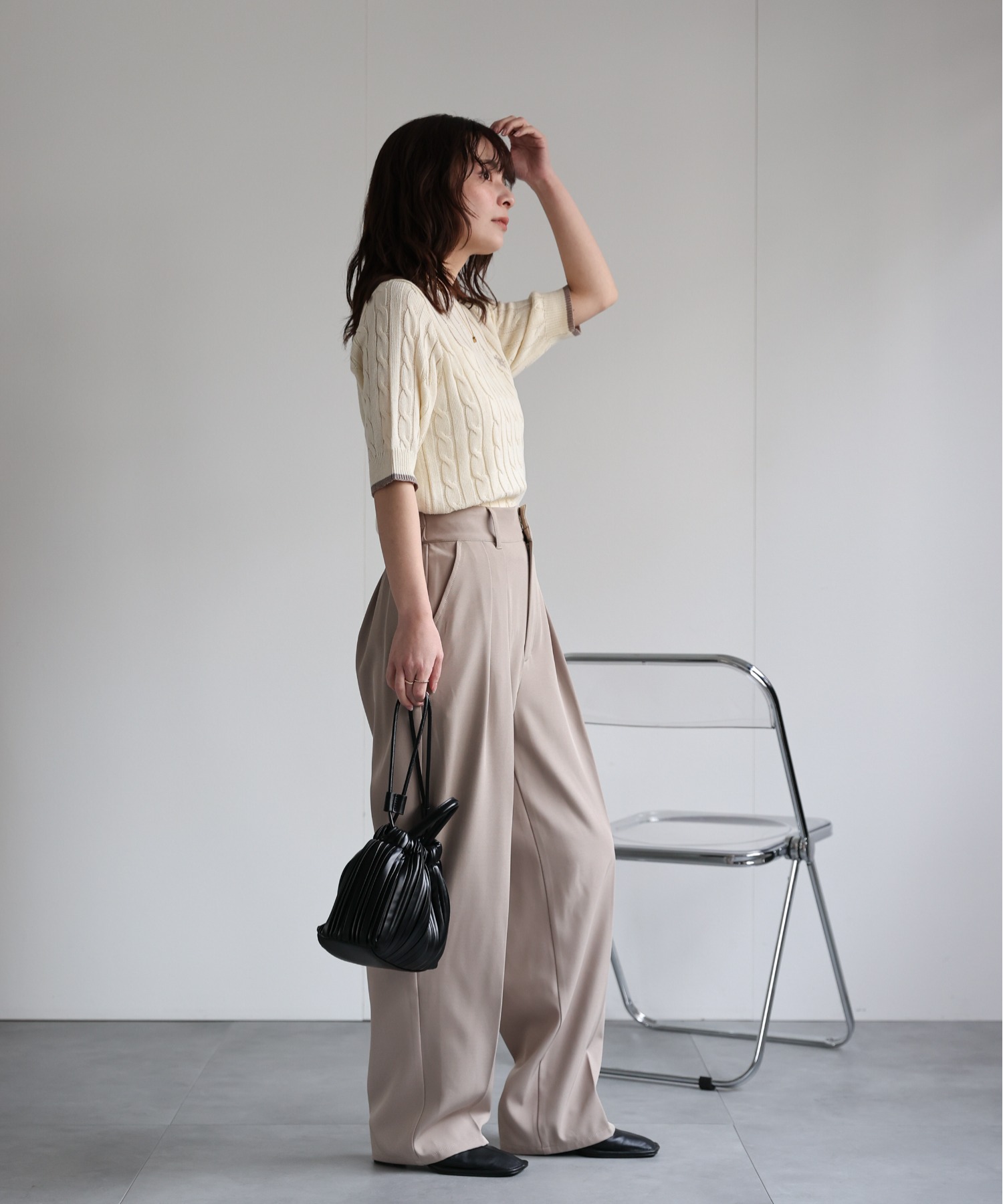 model : 156cm 着用サイズ : M