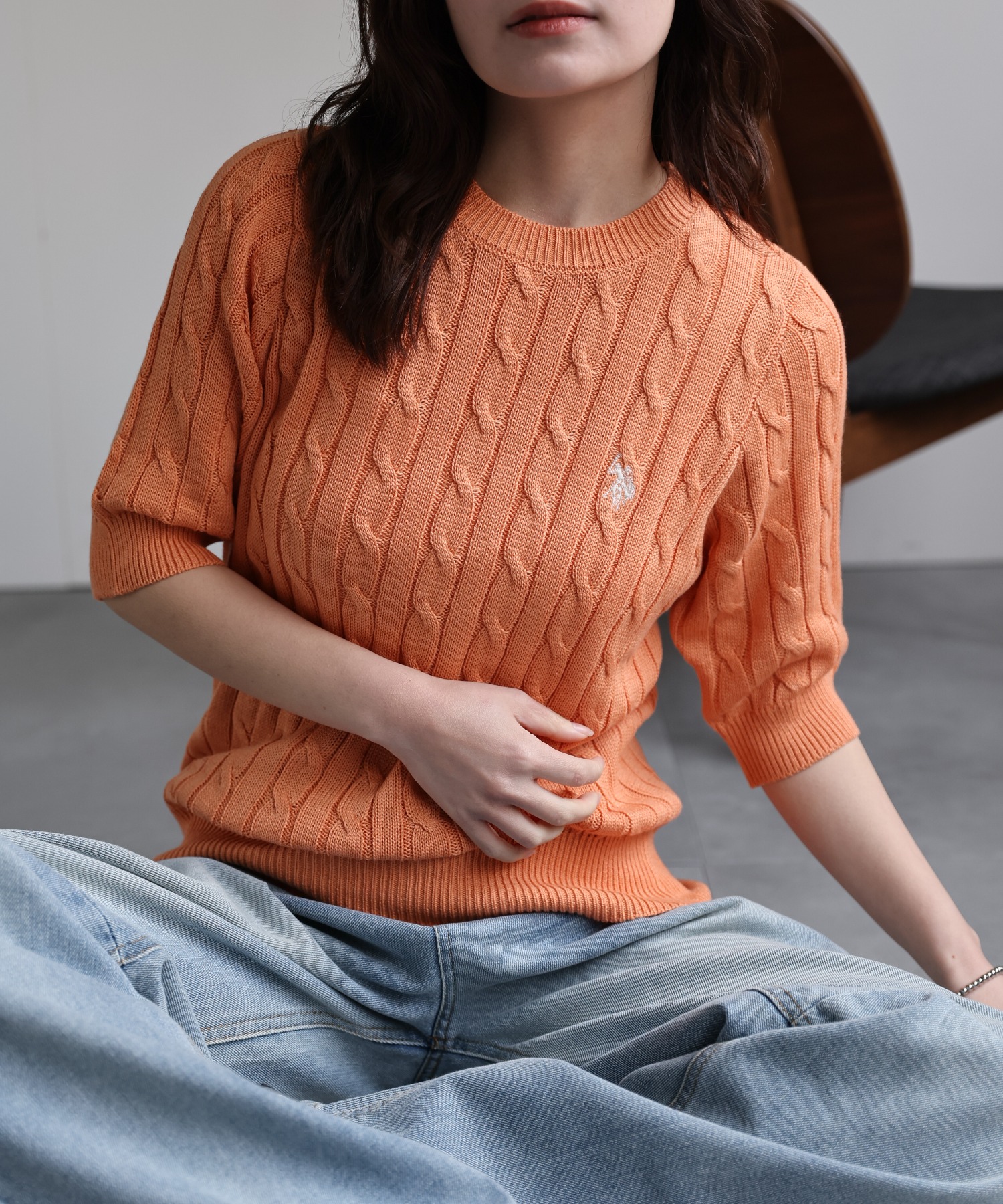 model : 156cm 着用サイズ : L