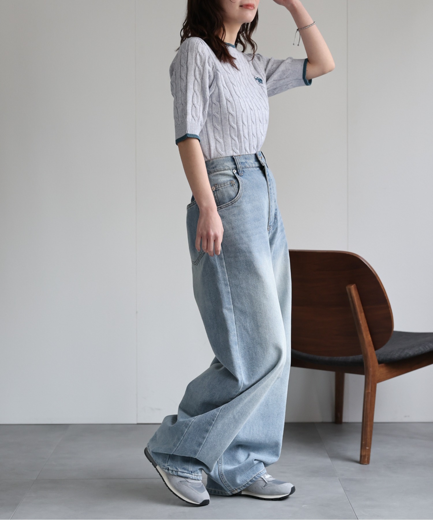 model : 156cm 着用サイズ : M