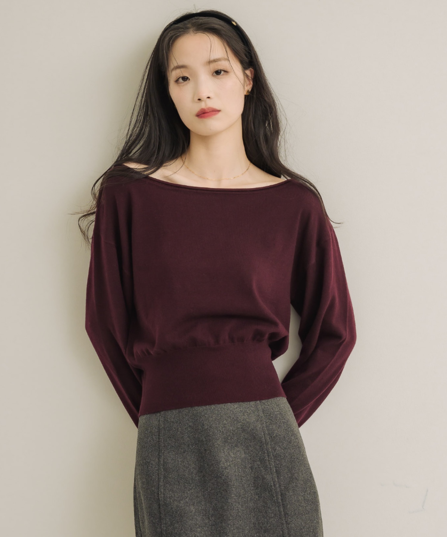 Essential Clune Knit — базовый трикотажный джемпер
