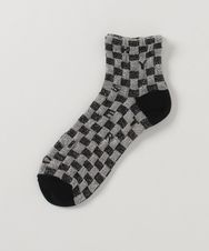 FLAG CHECK GLITTER ソックス