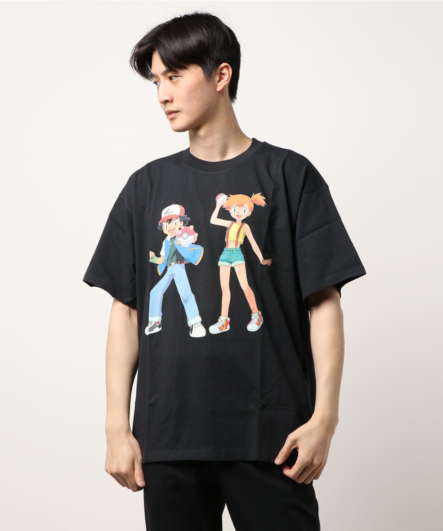 Levi S ポケモンプリントtシャツ 日時指定 サトシカスミ