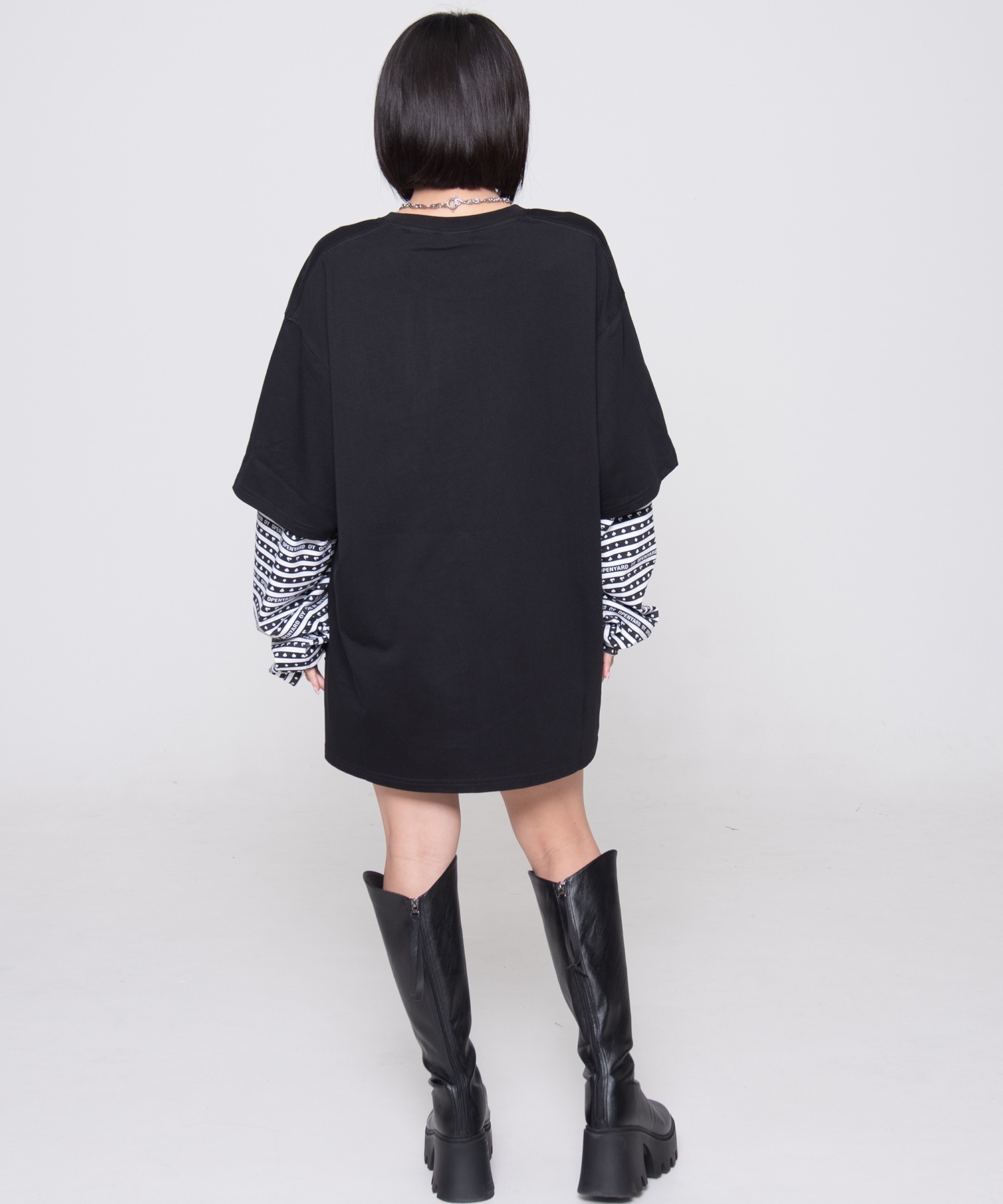 OY/オーワイ』 TRUMP STRIPE LAYERED LONG SLEEVE/トランプ